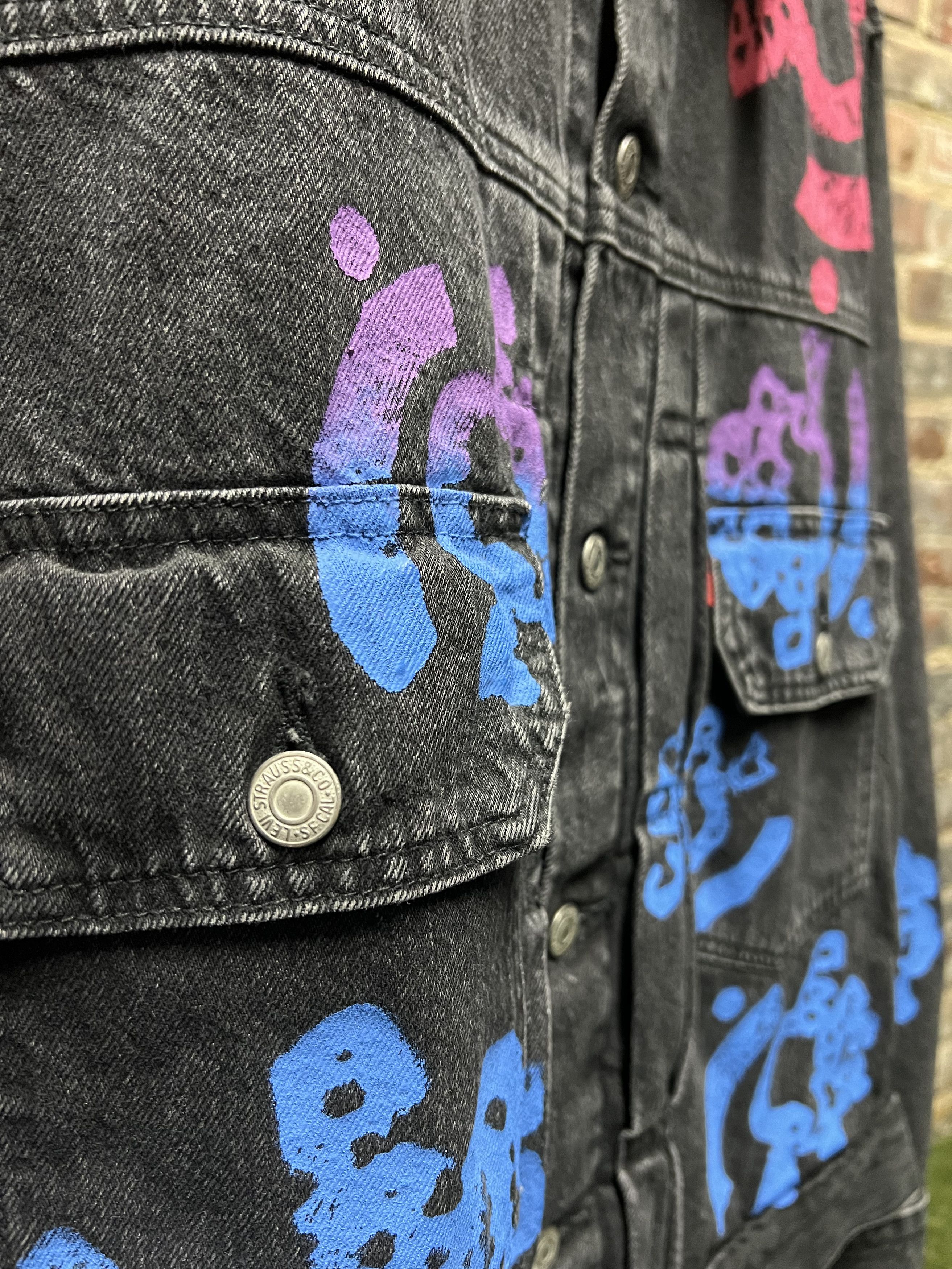 DENIM TEARS Bstroy Tears x Levi's Denim Type 2 Trucker Jacket Size US L / EU 52-54 / 3 - 3 Thumbnail