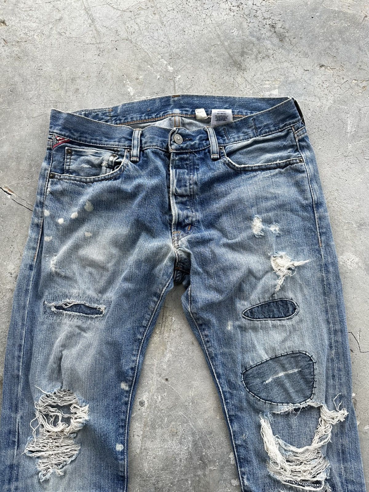 Ralph Lauren Ralph Lauren Distressed Denim Jeans Size US 36 / EU 52 - 3 Thumbnail