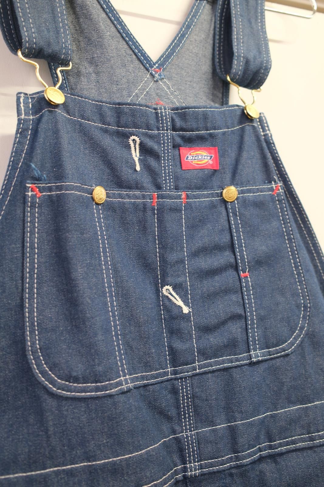 Dickies 90's Dickies Dark Denim Overalls Straight-Leg Jeans Size ONE SIZE - 3 Thumbnail