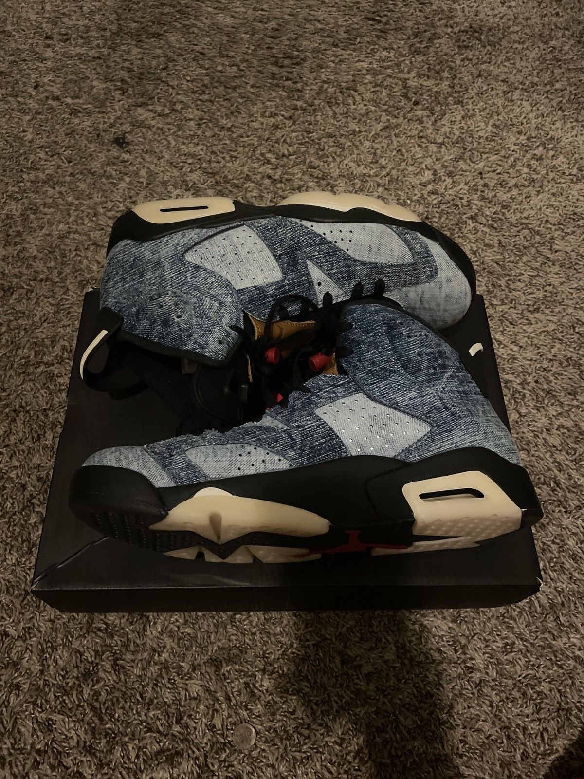 Jordan Brand Denim Jordan 6 Size US 10 / EU 43 - 6 Thumbnail
