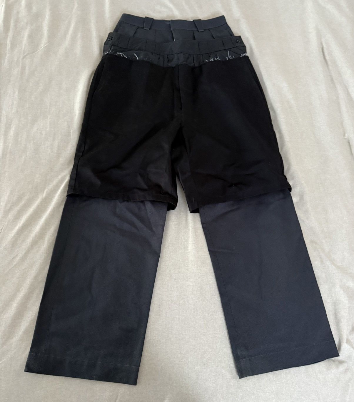 Maison Margiela Maison Margiela Layered Waistband Trousers SS25 Size US 29 - 1 Thumbnail