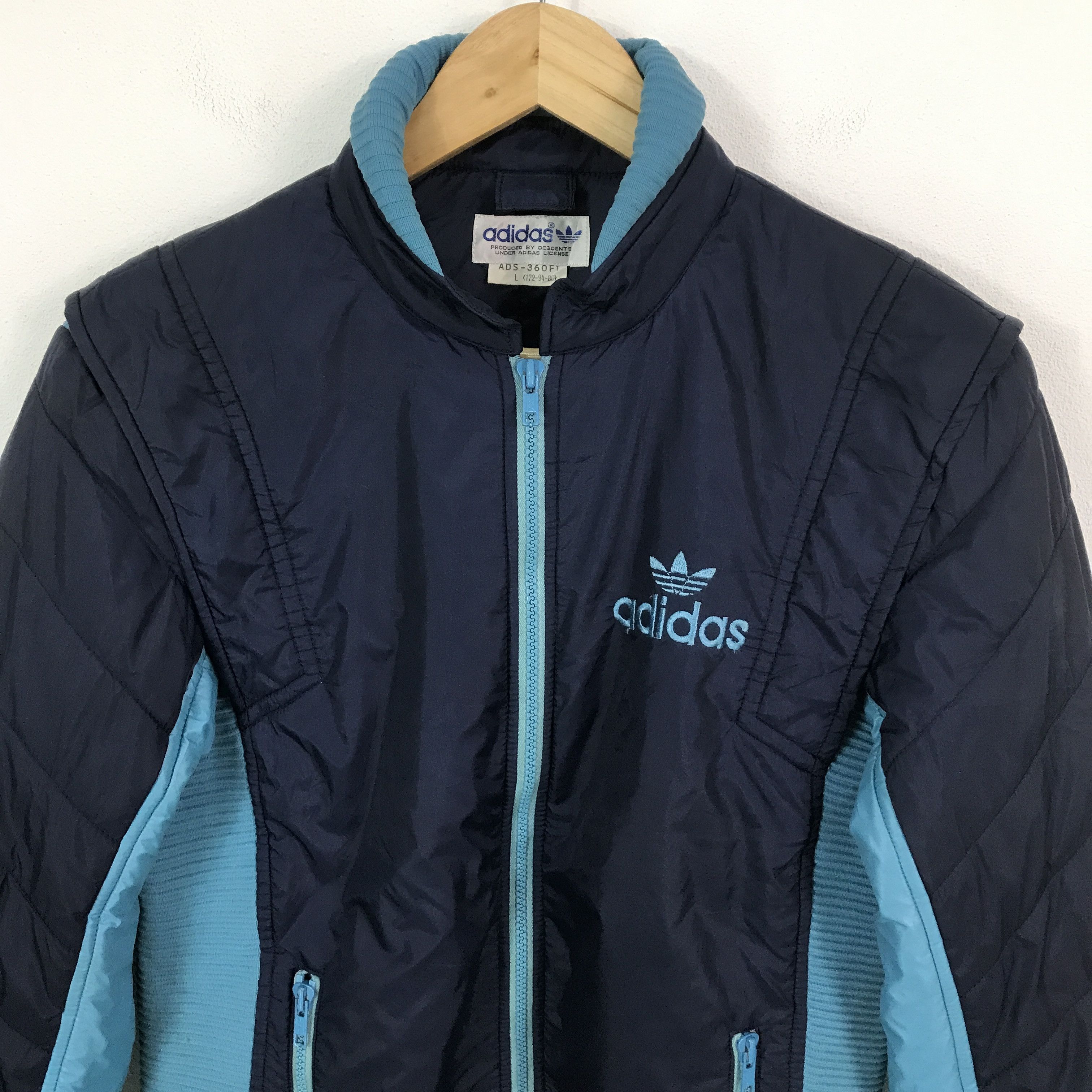 Adidas × Vintage Vintage 90s Adidas Japan jacket Size US L / EU 52-54 / 3 - 3 Thumbnail