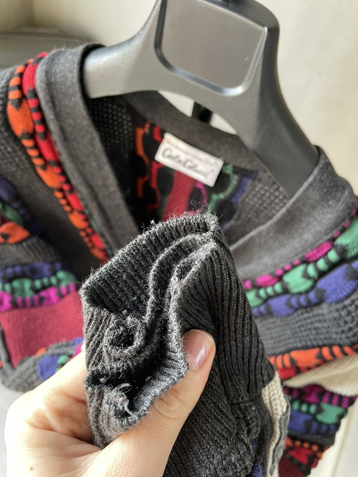 Carlo Colucci × Coogi × Missoni Carlo Colucci Cardigan Coogi/Missoni Style Sweater Y2K 90s Size US M / EU 48-50 / 2 - 12 Thumbnail
