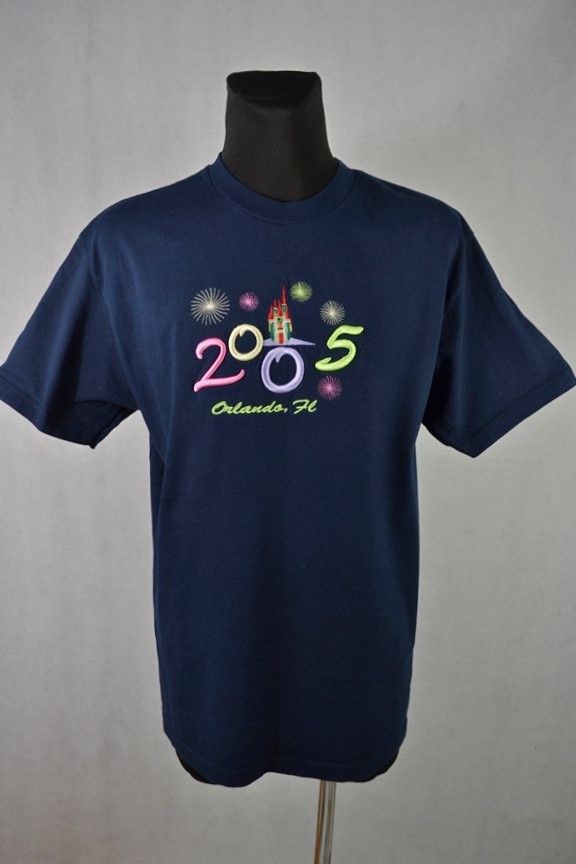 Disney Vintage 2005 Orlando Florida Embroidered t-shirt y2k L Size US S / EU 44-46 / 1 - 1 Thumbnail
