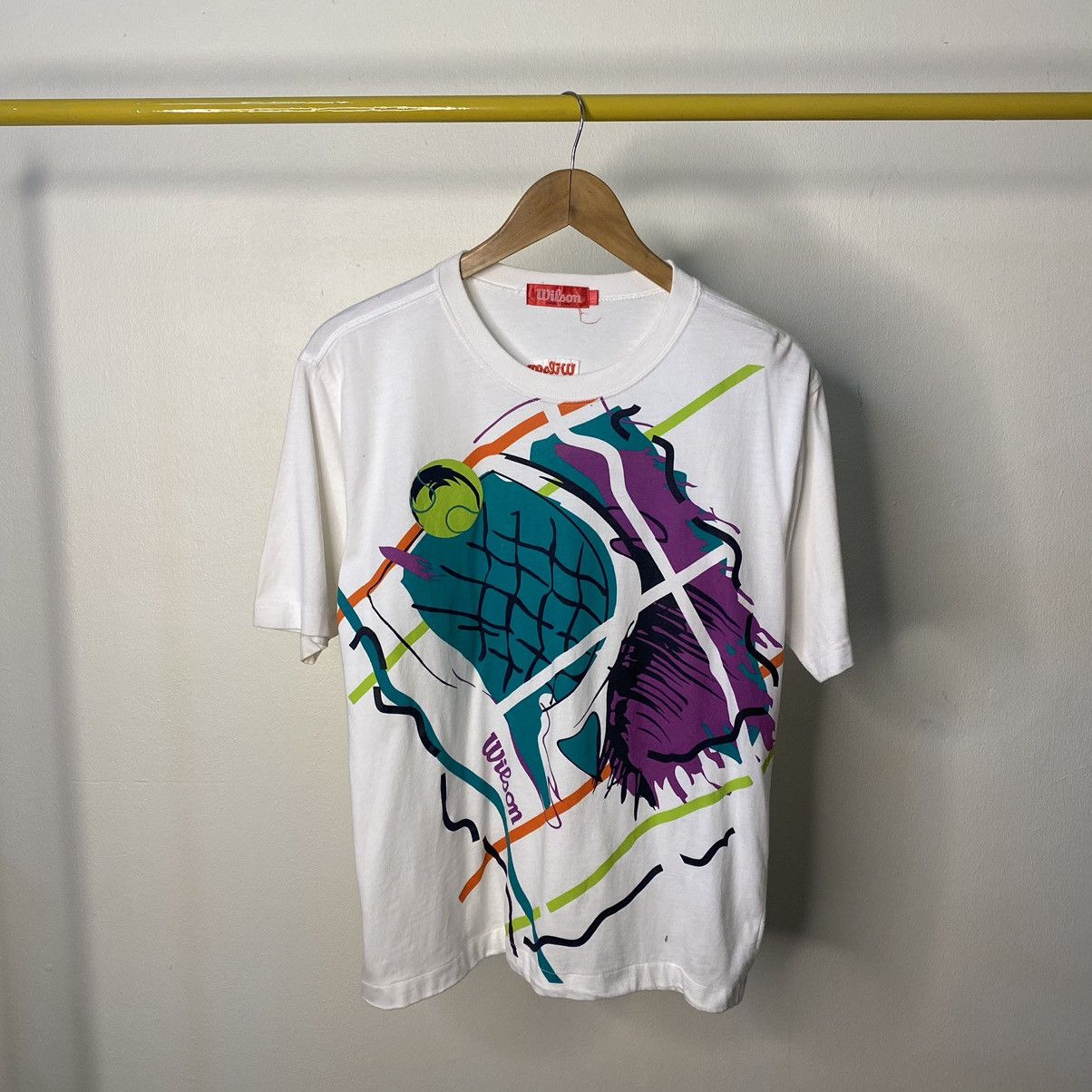 Vintage × Wilson Wilson Fullprint Tshirt Size US L / EU 52-54 / 3 - 1 Thumbnail