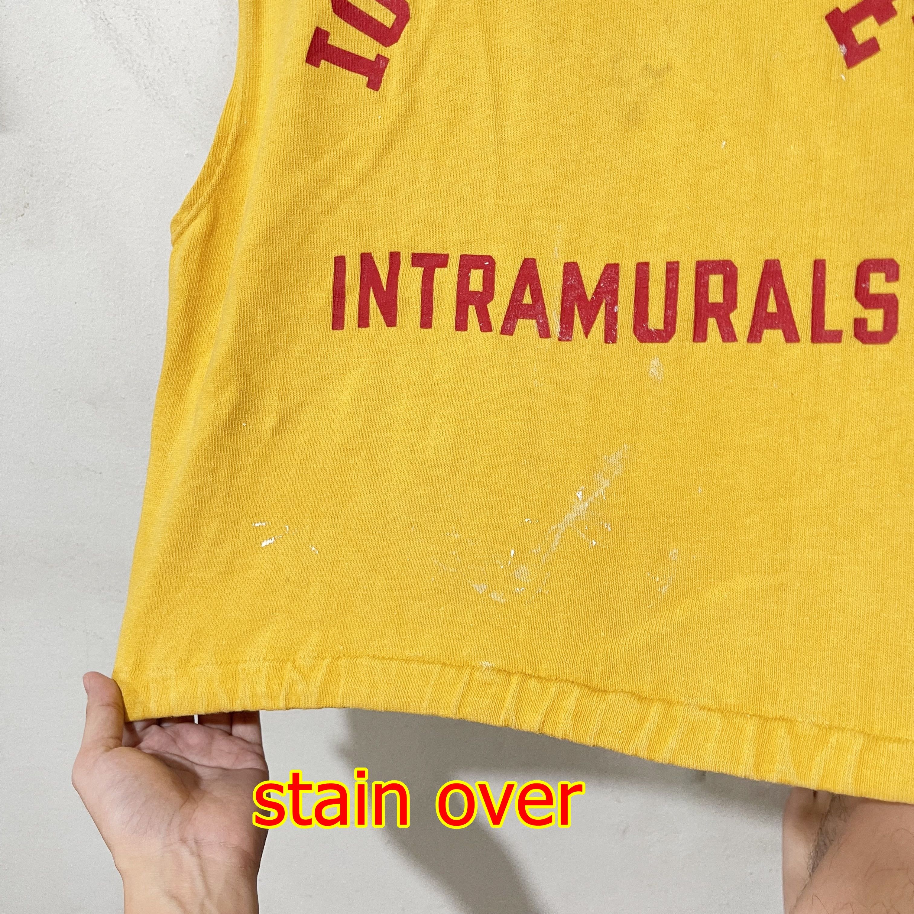 Champion Vintage 70s-80s Champion Iowa State Intramurals Tank Top Size US L / EU 52-54 / 3 - 7 Thumbnail