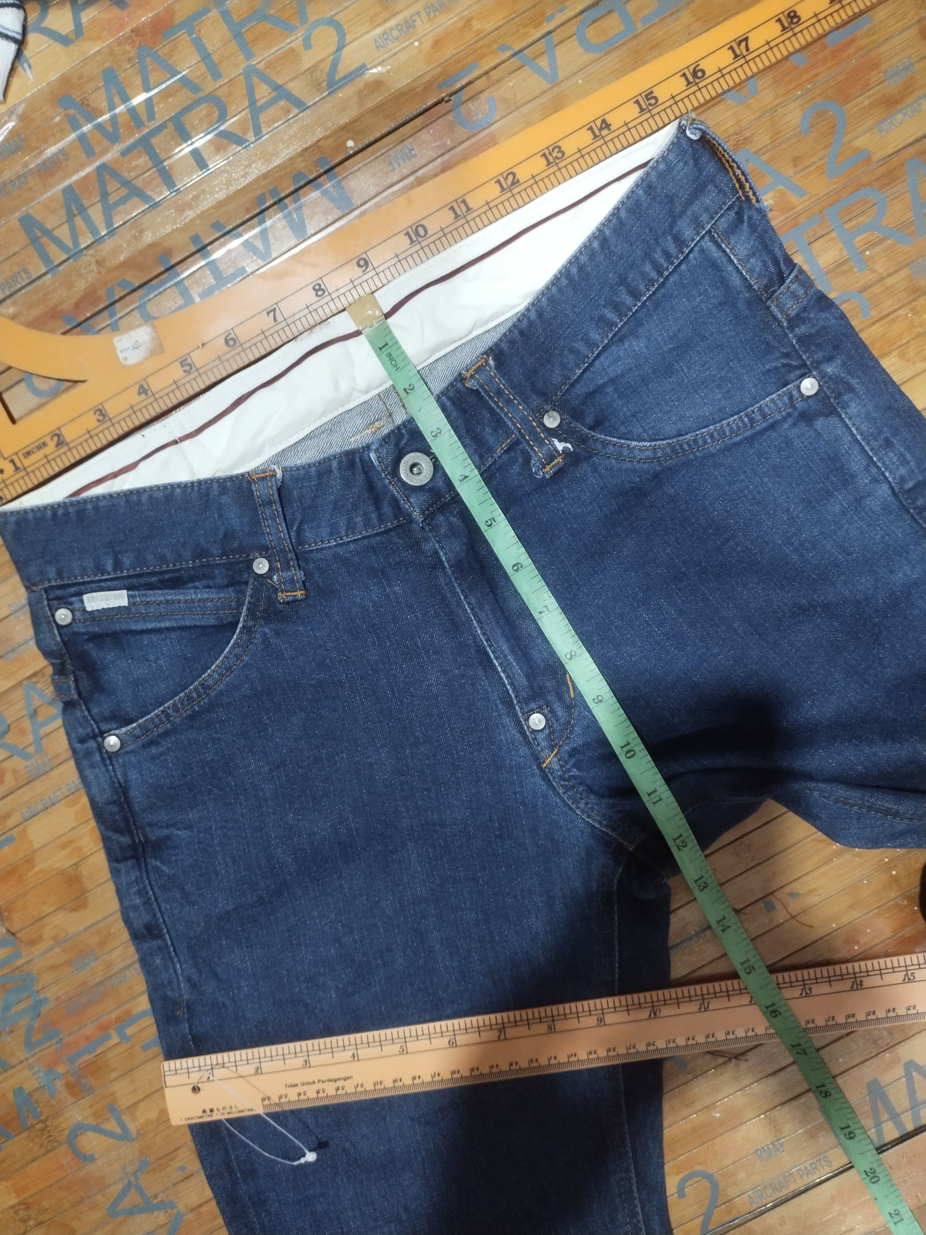 Japanese Brand × Vintage Factotum Sz 31" Size US 31 - 3 Thumbnail