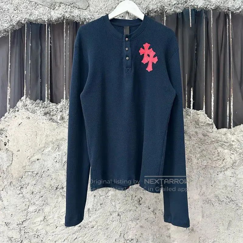 Chrome Hearts Chrome Hearts Blue Long Sleeve T-Shirt . Size US S / EU 44-46 / 1 - 1 Thumbnail