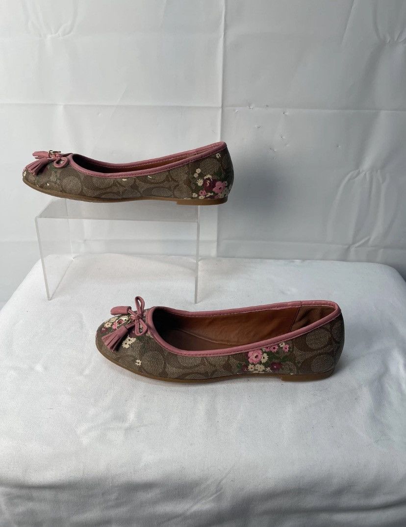 Coach Coach benni ballet with floral bundle print Size US 7 / IT 37 - 3 Thumbnail
