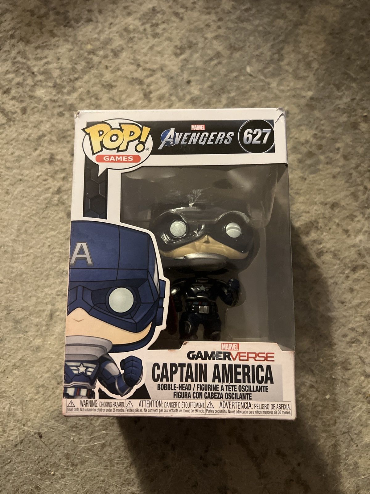 Marvel Comics Funko Pop! Captain America Bobble-Head Size ONE SIZE - 1 Thumbnail