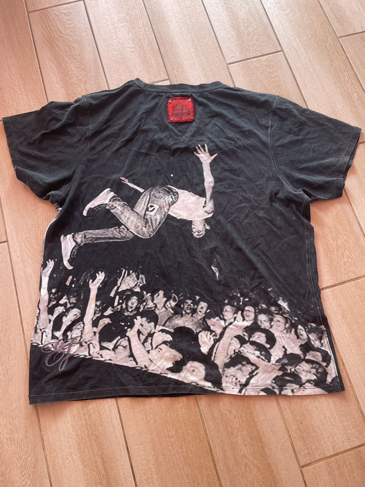 Band Tees × Vintage Elvis Jesus Concert AOP Crazy T Shirt Designer Graphic Tee Size US XXL / EU 58 / 5 - 4 Thumbnail