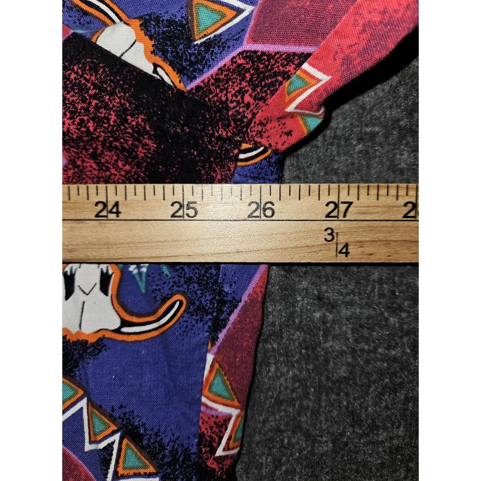 Wrangler VINTAGE Wrangler Shirt Mens XL Tall Red Purple Southwest Cowboy Western 90s Size US XL / EU 56 / 4 - 4 Thumbnail