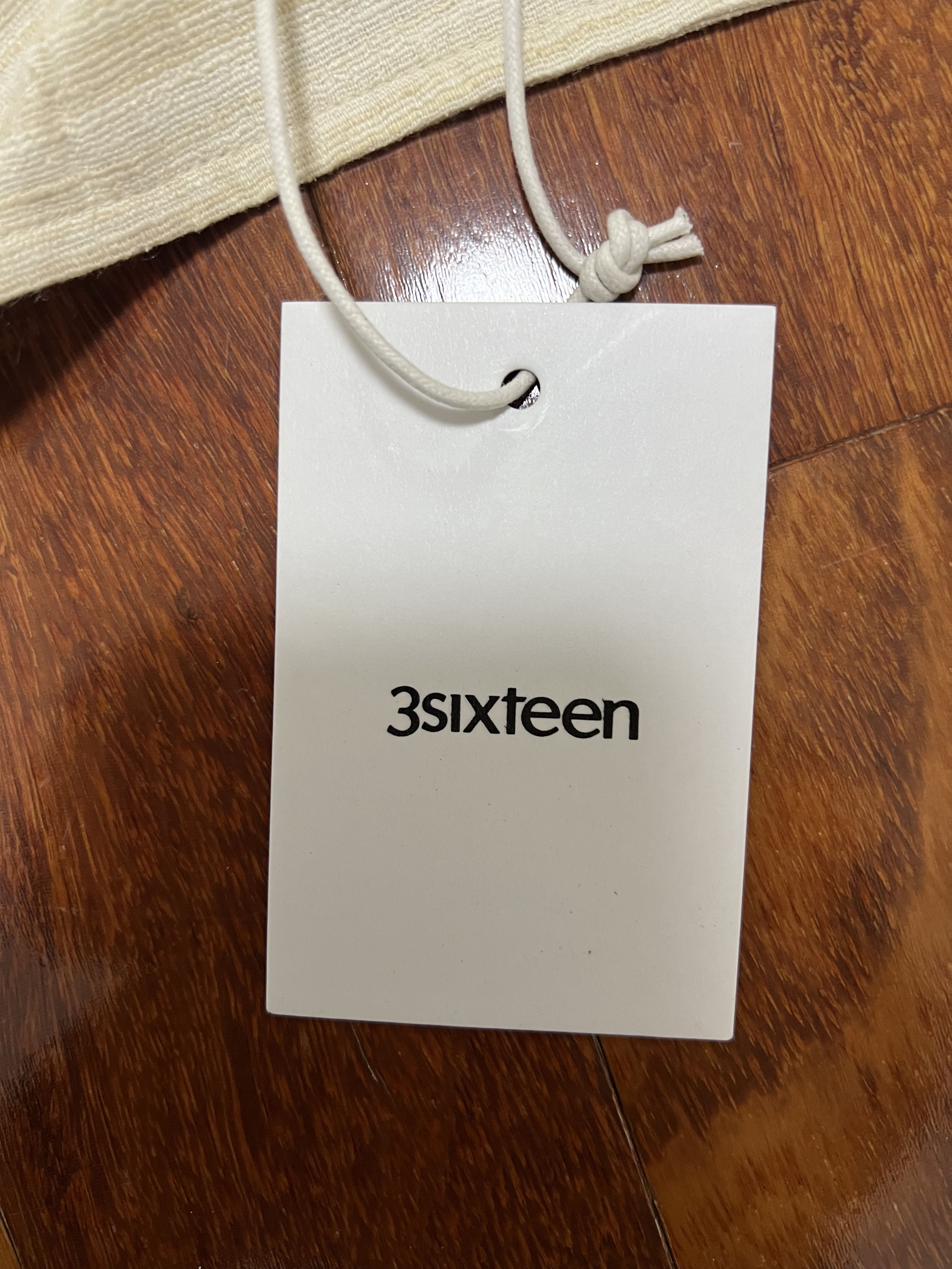 3sixteen 💚 3sixteen Leisure Shirt Ivory Handloom Silk Medium NEW Size US M / EU 48-50 / 2 - 12 Thumbnail