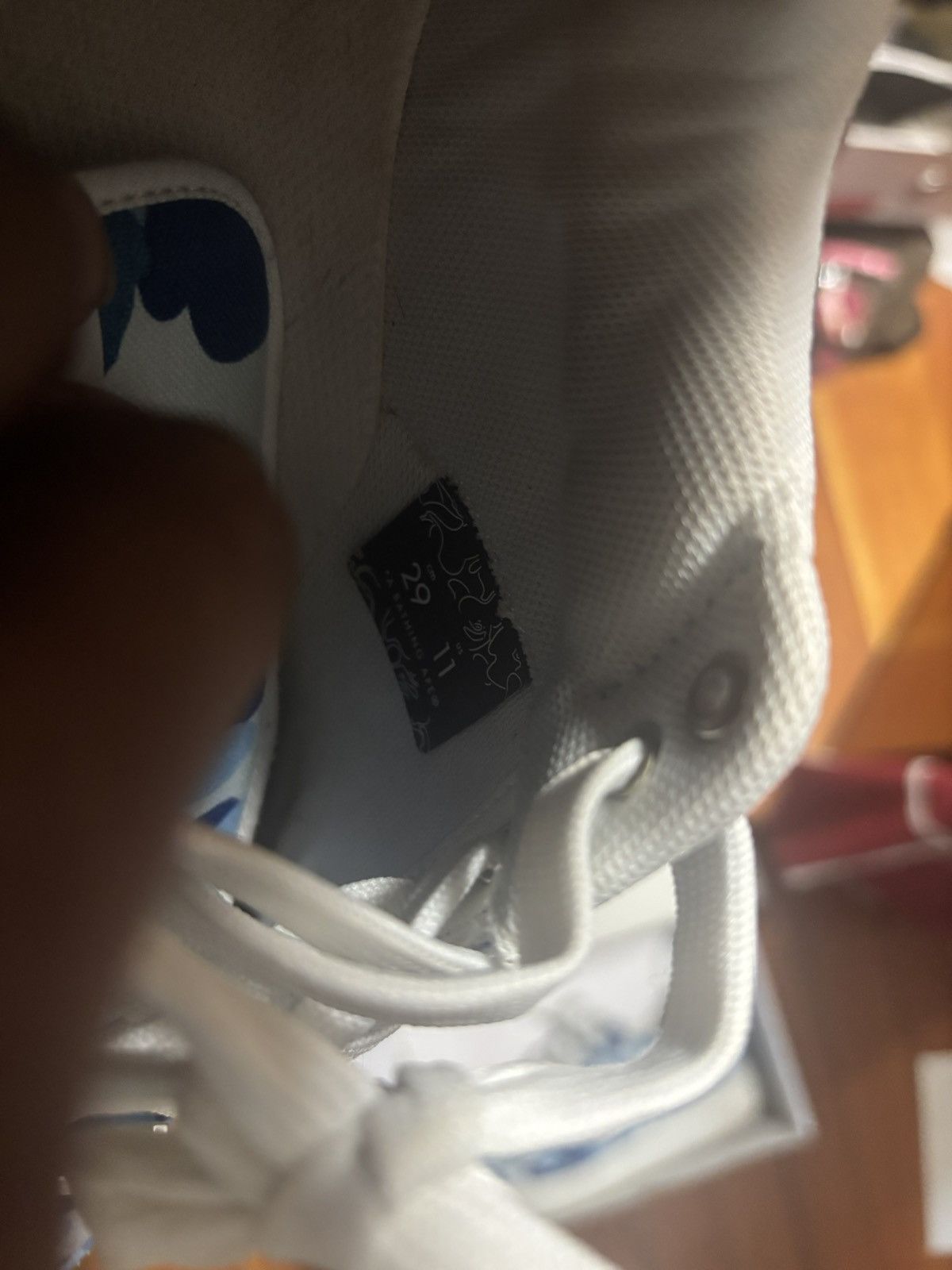 Bape ABC CAMO BLUE BAPESTA Size US 11 / EU 44 - 5 Thumbnail