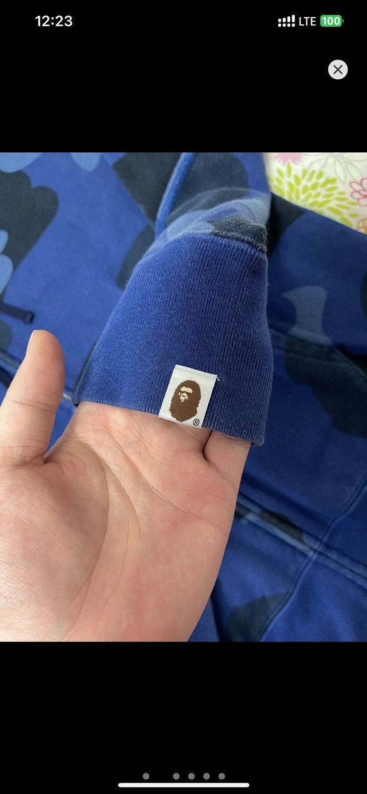 Bape Bape OG Giant Blue Camo Full Zip Hoodie Size US S / EU 44-46 / 1 - 2 Thumbnail