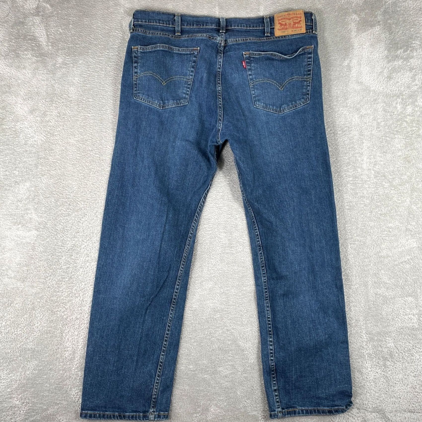Levi's Levi'S 505 Jeans Mens Blue Denim Straight Leg - Pre-Owned - Medium Size US 38 / EU 54 - 2 Thumbnail