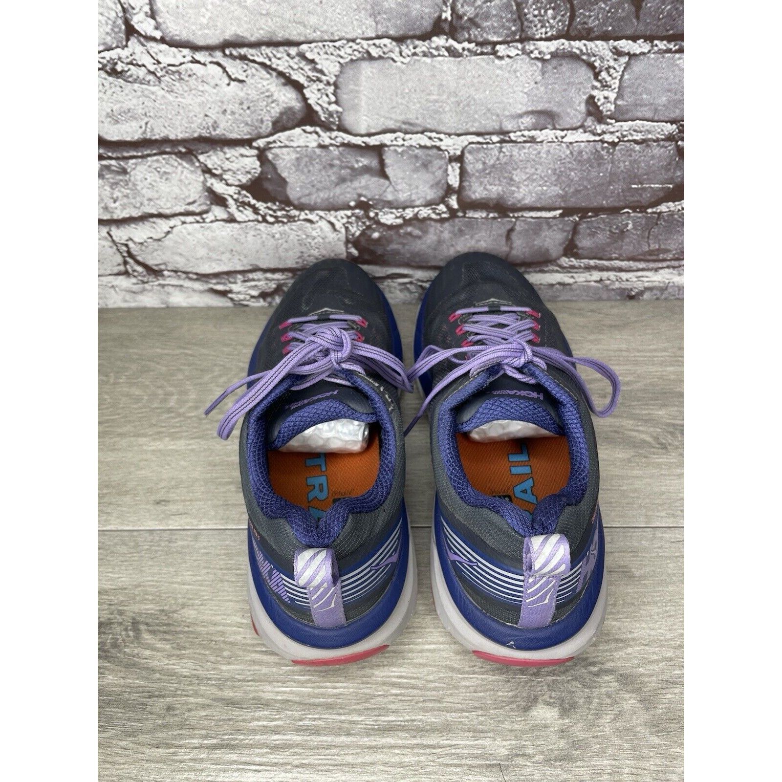 Hoka Hoka One One Challenger ATR 5 Purple Mesh Gym Running Shoes Size US 8 / IT 38 - 16 Thumbnail