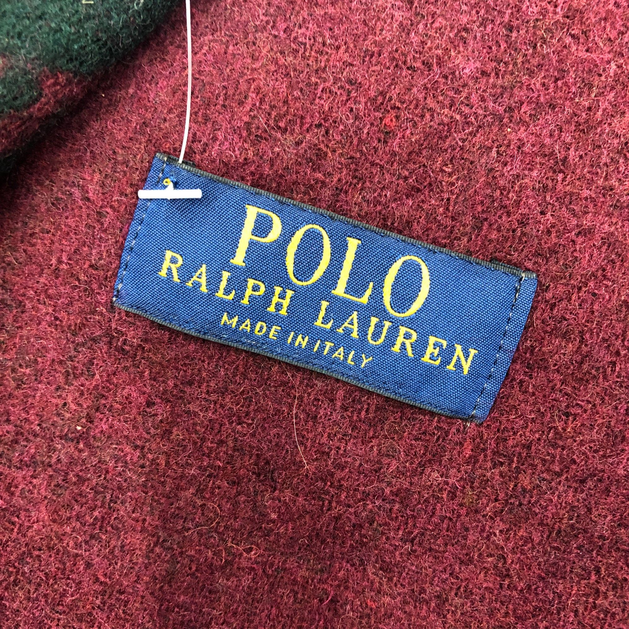 Polo Ralph Lauren Vintage Polo Ralph Lauren Scarf Muffler Wool Scarves Size ONE SIZE - 4 Thumbnail