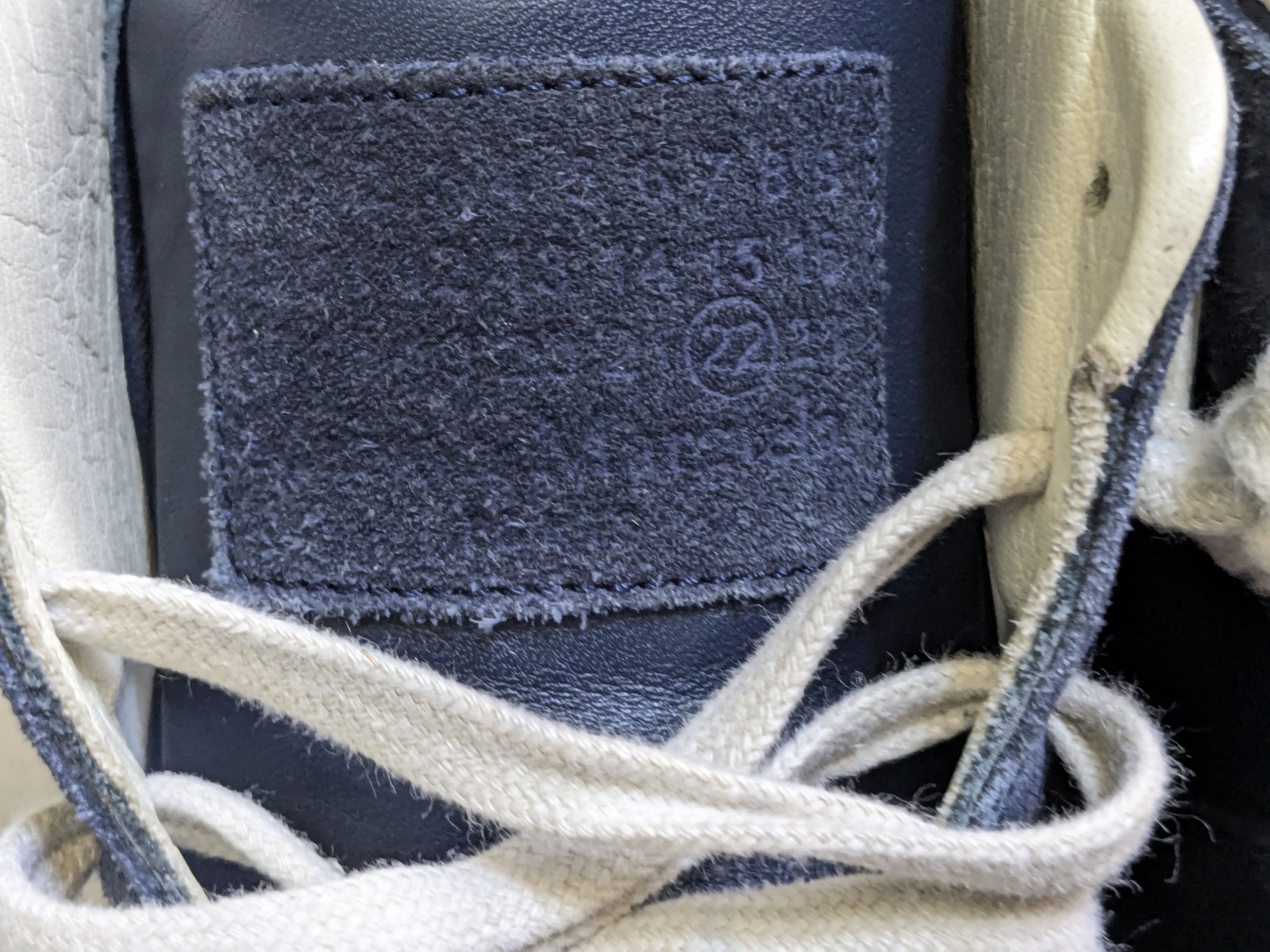 Maison Margiela Maison Margiela Replica GAT Navy Blue 9 42 High Tops Size US 9 / EU 42 - 4 Thumbnail