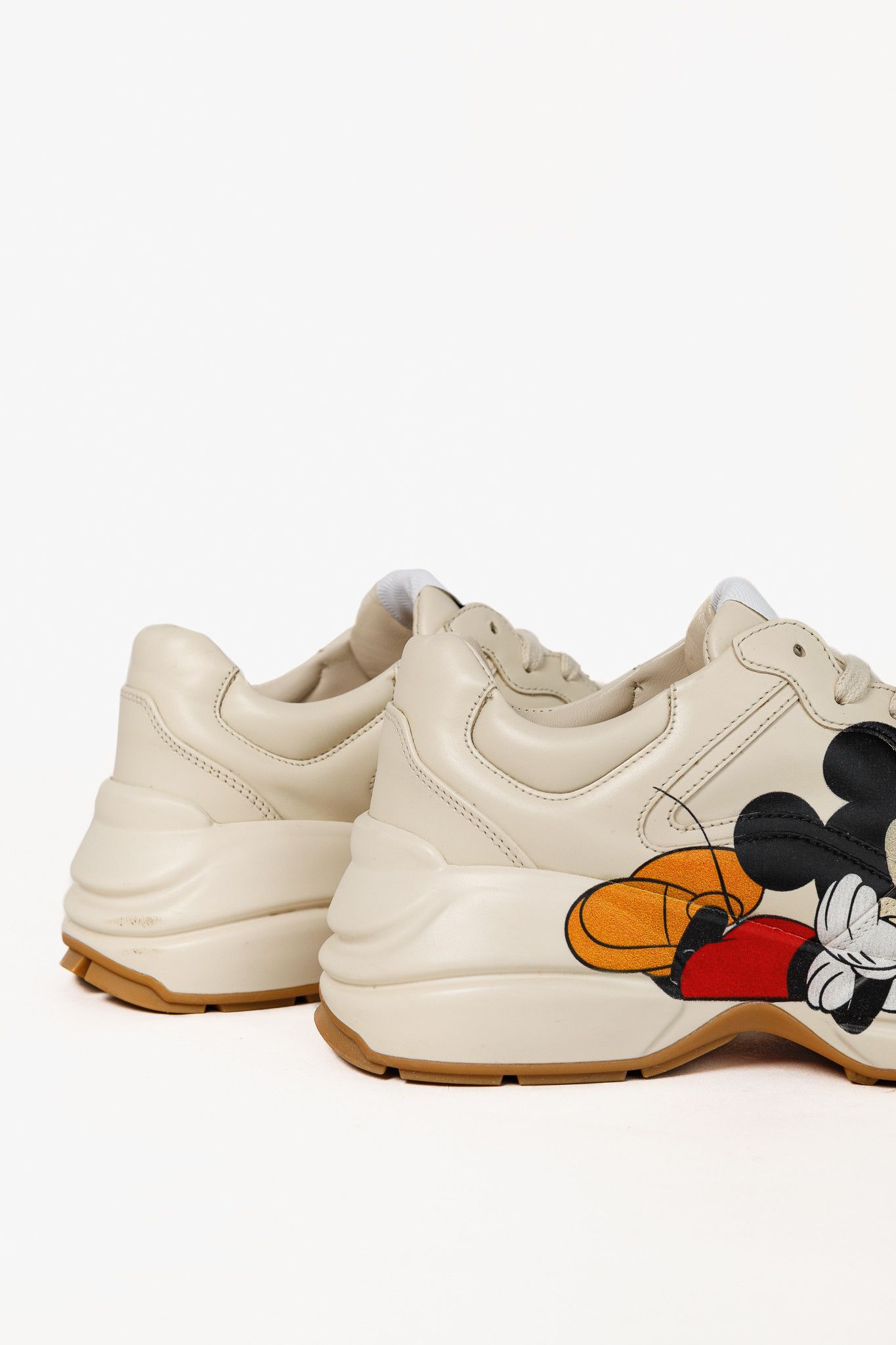 Disney × Gucci Gucci x Disney Rhyton Ivoire 'Mickey Mouse' Leather Sneakers Size US 6.5 / IT 36.5 - 9 Thumbnail