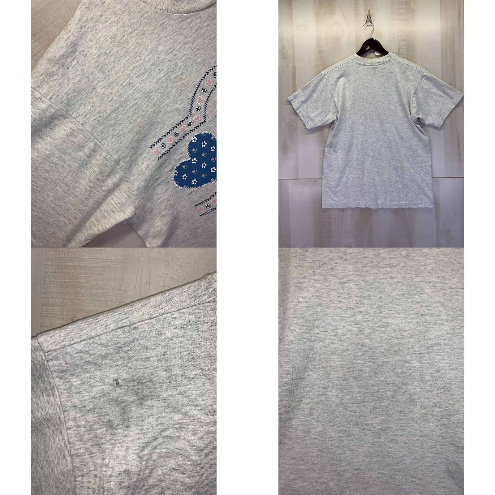 Vintage VINTAGE Screen Stars Shirt Womens L Gray 1992 Heart Graphic -8748 Size L / US 10 / IT 46 - 8 Thumbnail