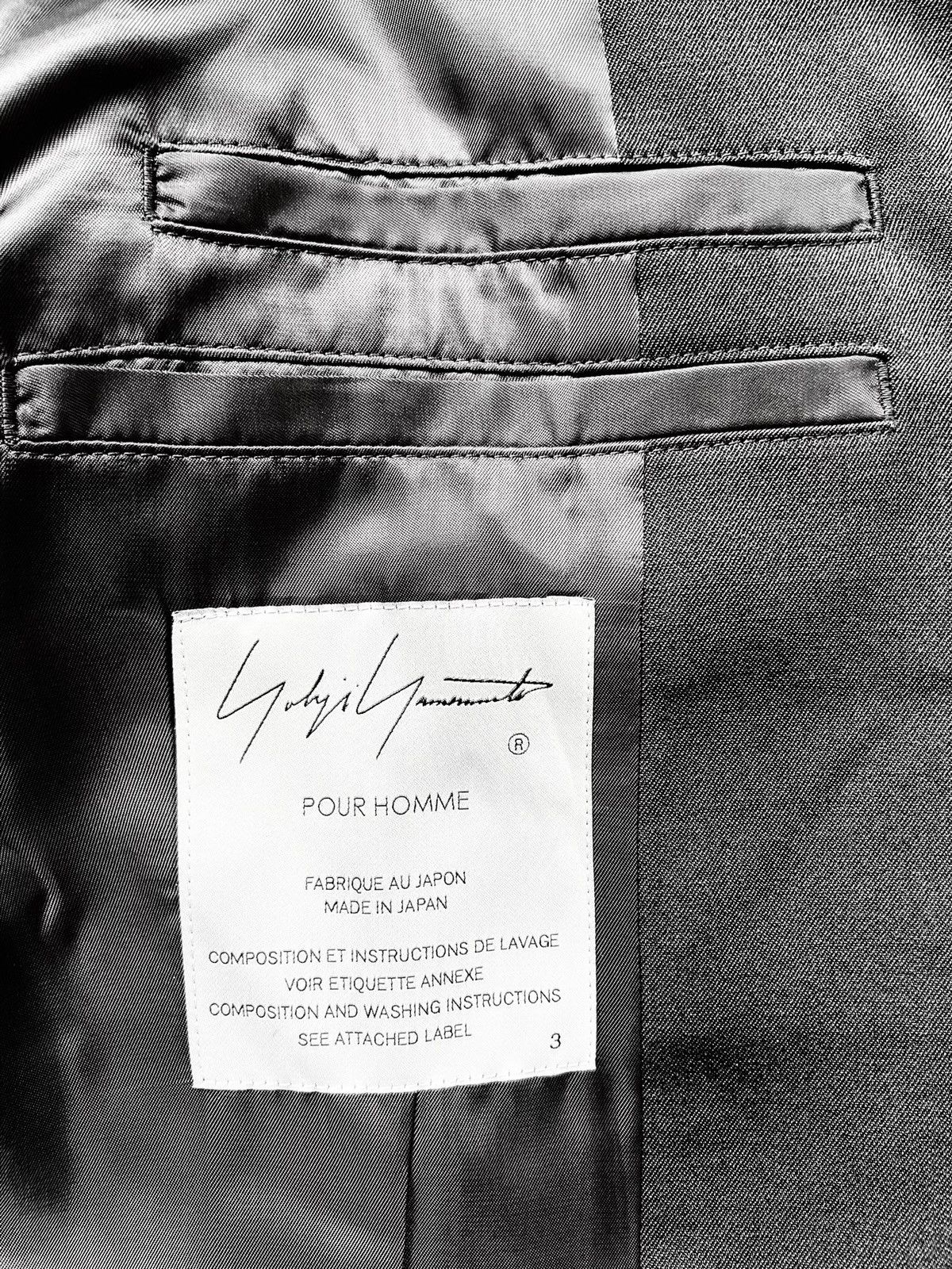 Yohji Yamamoto Yohji Yamamoto Pour Homme - Double Left Peaked Jacket Size US L / EU 52-54 / 3 - 10 Thumbnail