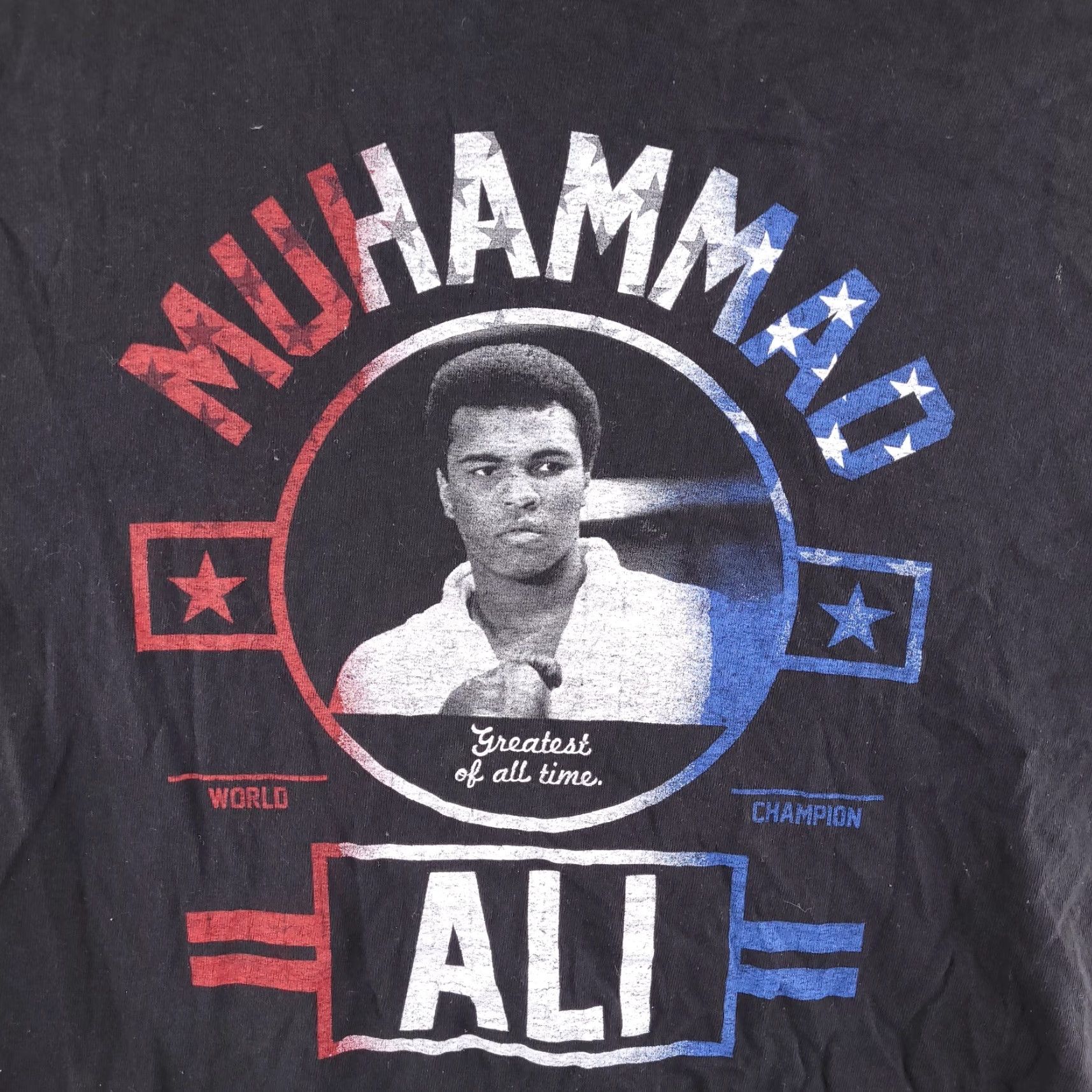 Vintage Muhammed Ali T Shirt Mens Large Black Short Sleeve Crewneck Goat Graphic Size US L / EU 52-54 / 3 - 2 Thumbnail