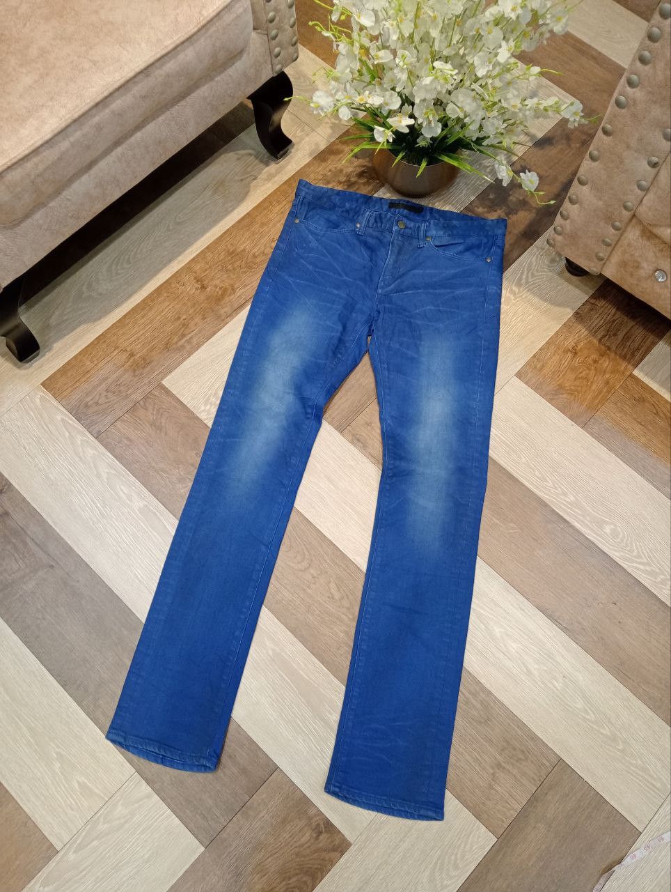 GOSTAR DE FUGA JAPANESE FUGA BLUE STRETCH JEANS Size US 34 / EU 50 - 2 Thumbnail