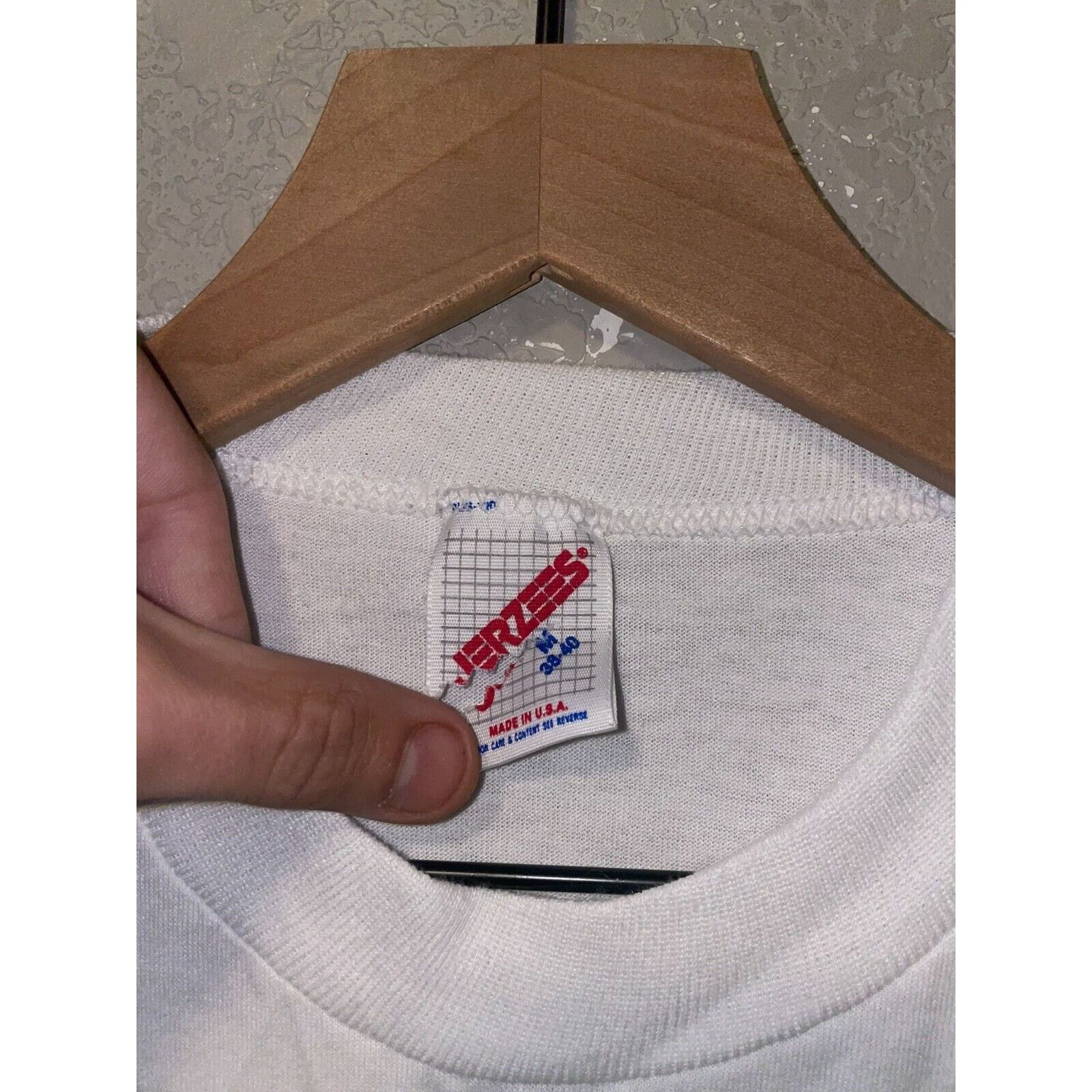 Jerzees Vintage Misprint Sheridan White Local Sport Team Shirt Size US M / EU 48-50 / 2 - 5 Thumbnail