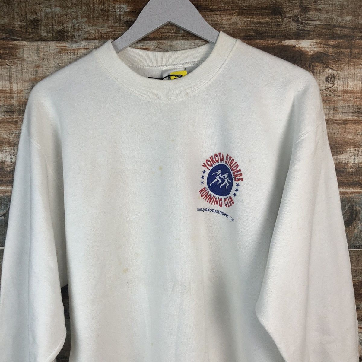 Japanese Brand × Vintage MJ Sofee vintage Marathon White Sweatshirt #A1997 Size US M / EU 48-50 / 2 - 7 Thumbnail