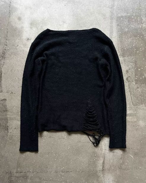 Other MIDAS 1990s Distressed Grunge Knit Top Size US S / EU 44-46 / 1 - 2 Thumbnail
