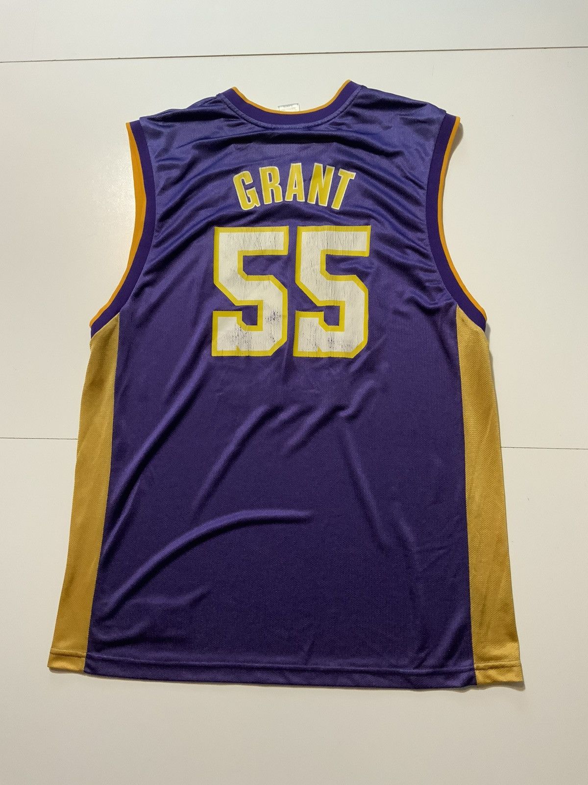 NBA × Reebok Los Angeles Lakers Brian Grant NBA #55 NBA Basketball Jersey Size US XL / EU 56 / 4 - 2 Thumbnail