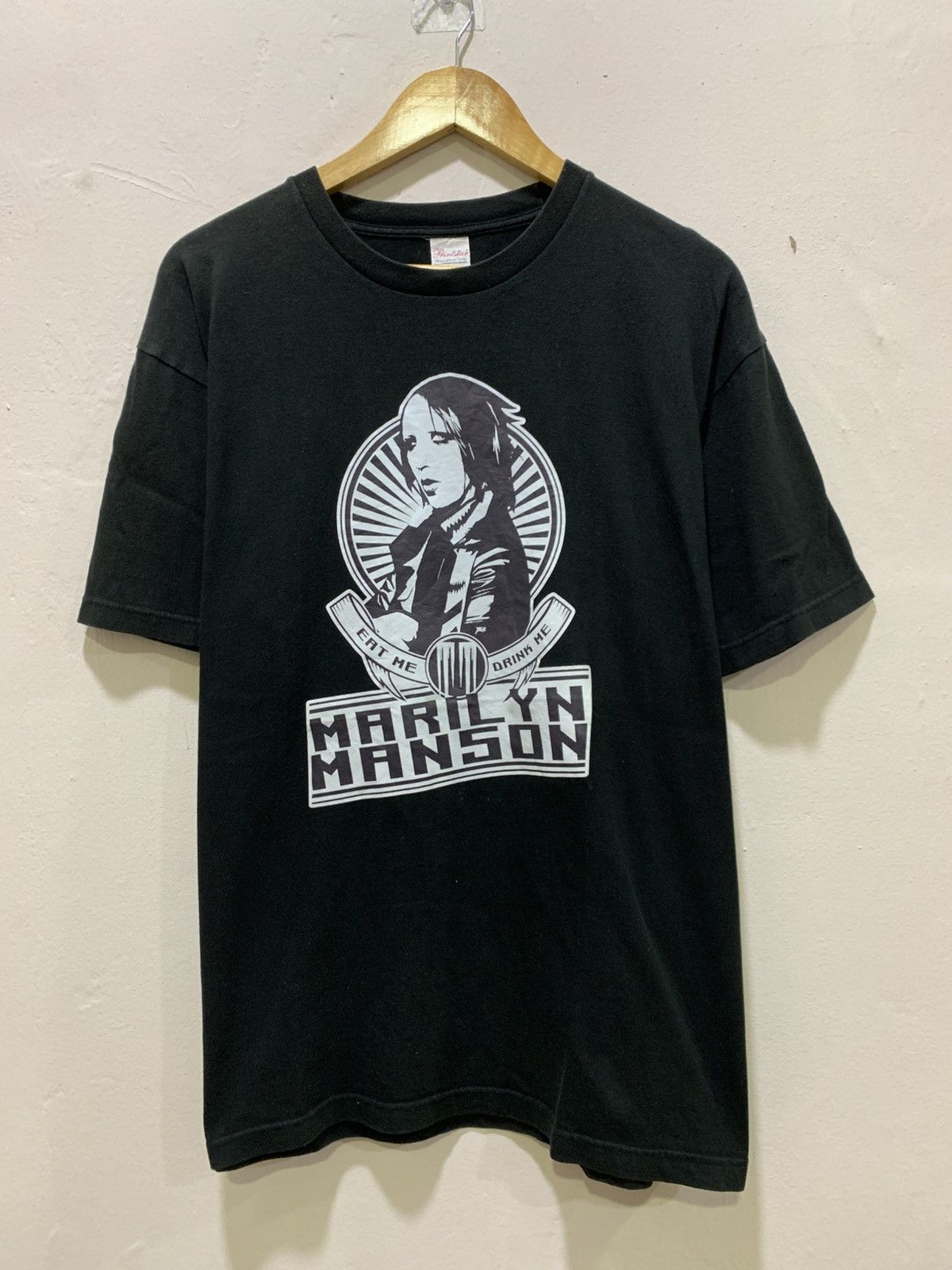 Band Tees Vintage Marilyn Manson Tee Black XL Size US XL / EU 56 / 4 - 1 Thumbnail
