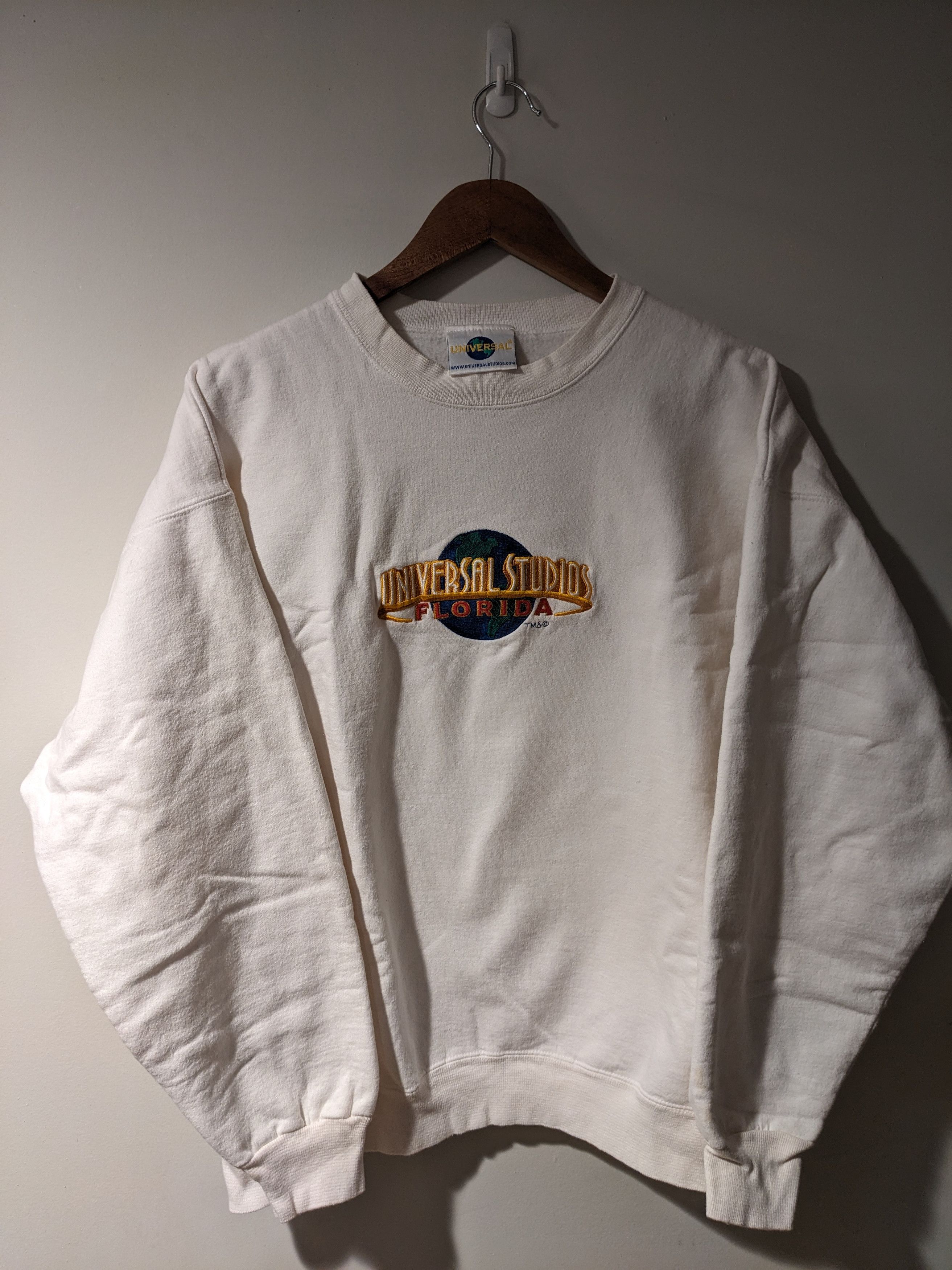 Universal Studios × Vintage Vintage 90s Universal Studios Florida Embroidered Sweatshirt Size US M / EU 48-50 / 2 - 1 Thumbnail
