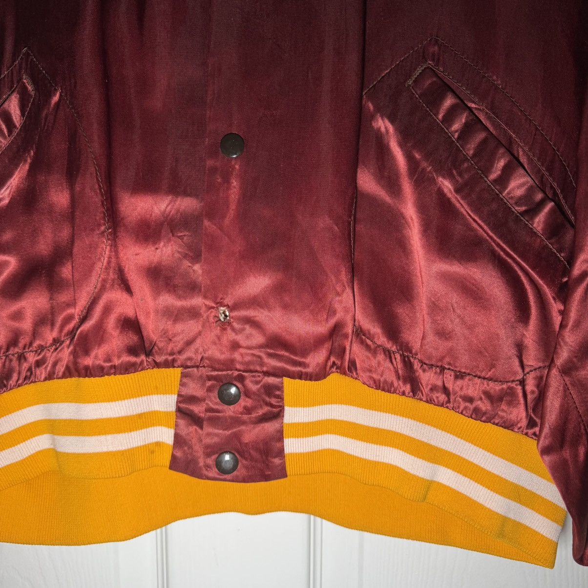 Vintage Vintage Houston Cowboy Satin Jacket Sz XL Size US XL / EU 56 / 4 - 3 Thumbnail