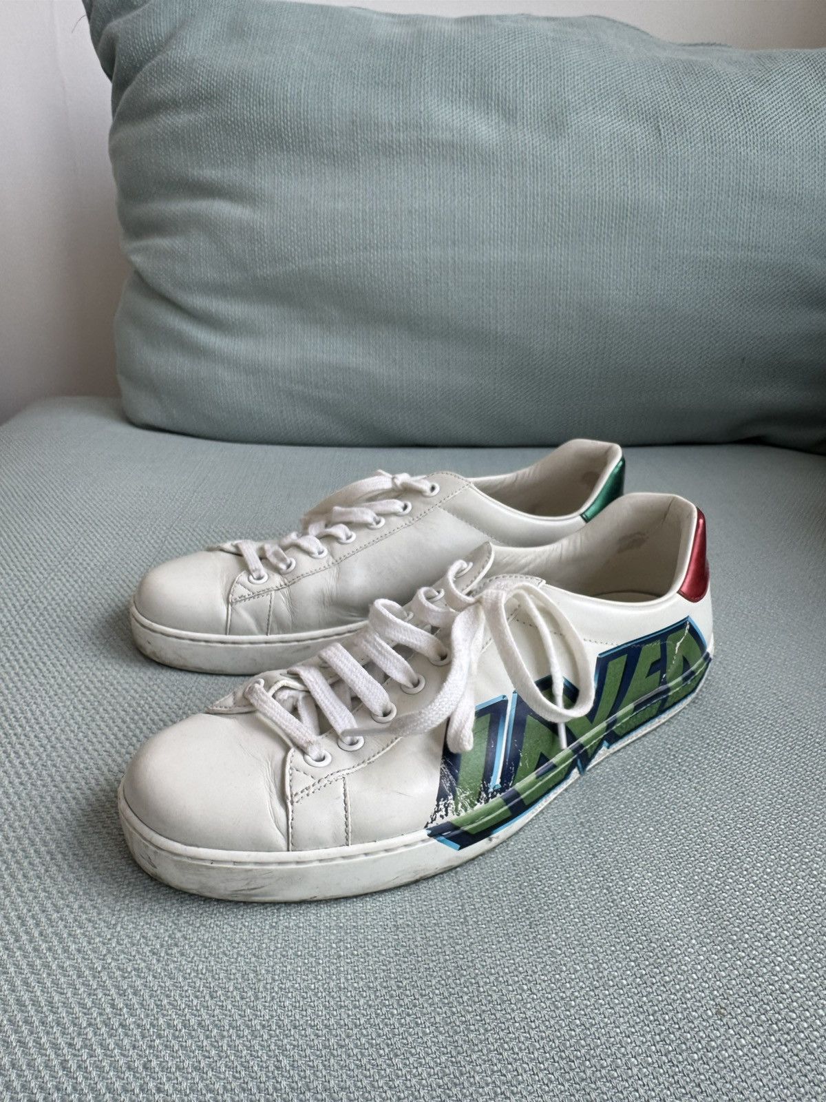 Gucci Sneakers Gucci Ace 'Loved' Size US 7.5 / EU 40-41 - 1 Thumbnail