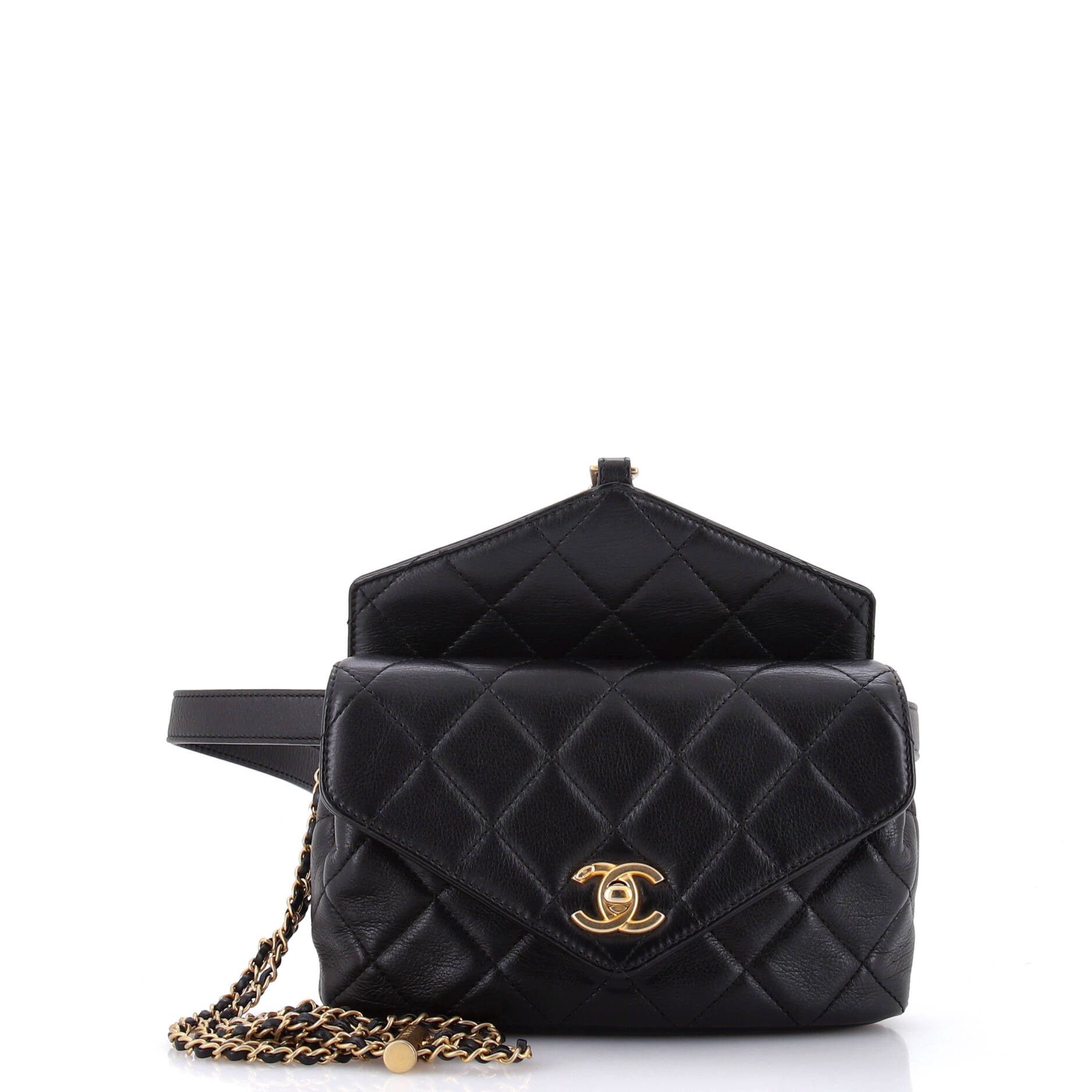 Chanel Carry With Chic Chain Flap Waist Bag Size ONE SIZE - 1 Thumbnail