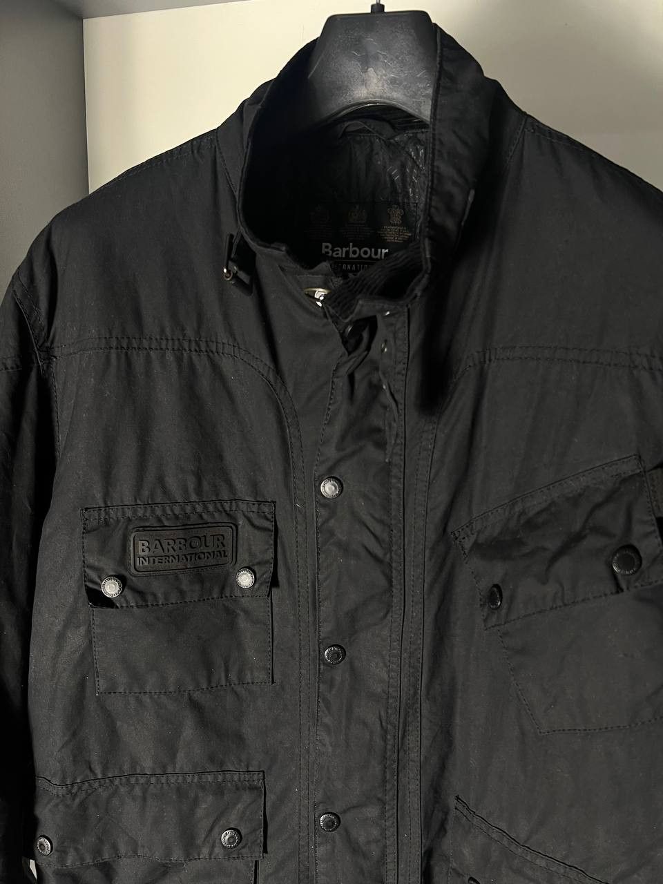 Barbour VINTAGE BARBOUR INTERNATIONAL CRANK WAXED JACKET CASUAL Size US XXL / EU 58 / 5 - 2 Thumbnail
