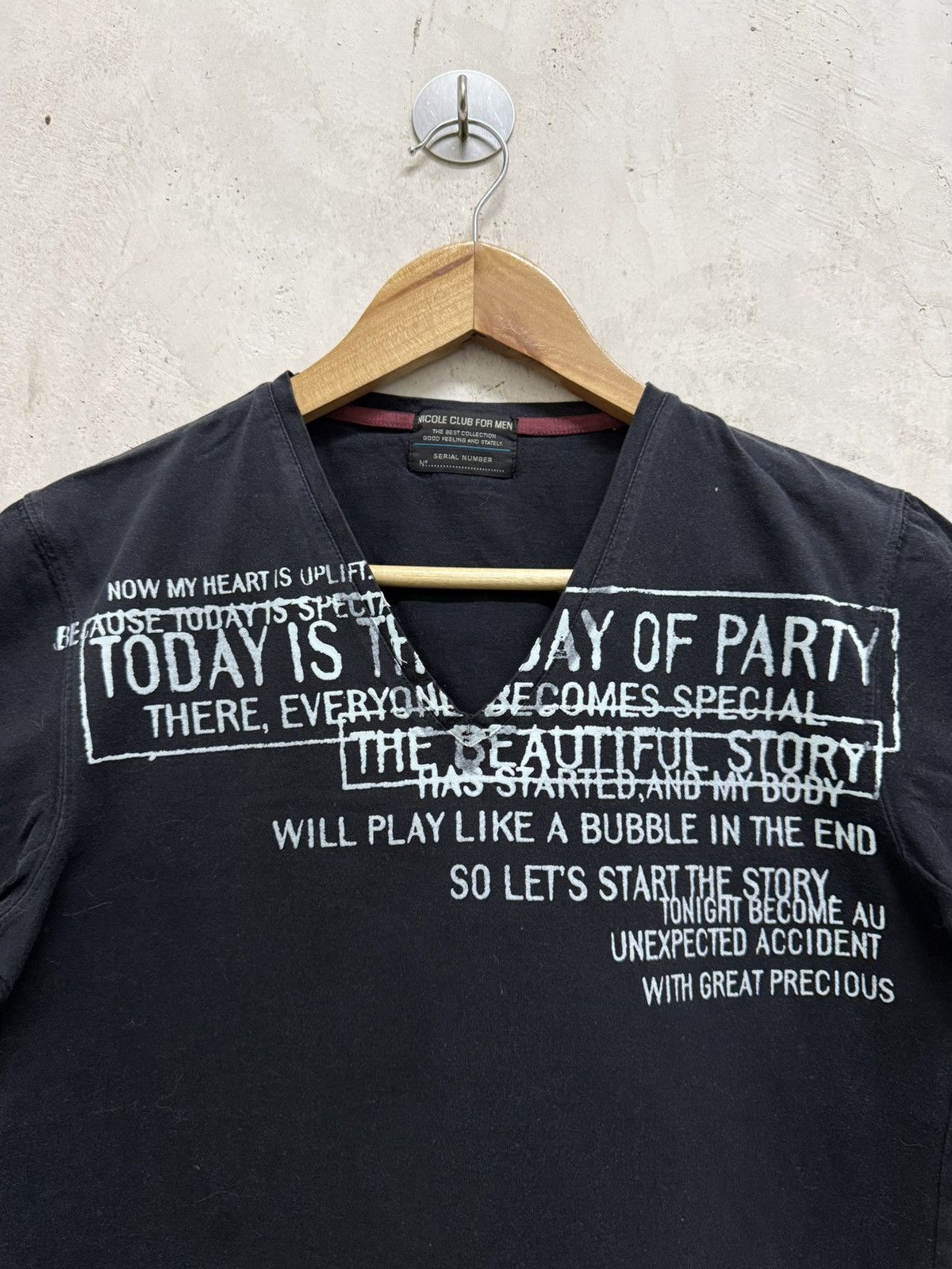 Seditionaries Japan y2k Style Gothic Punk Poem Black Faded TShirt Size US XS / EU 42 / 0 - 2 Thumbnail