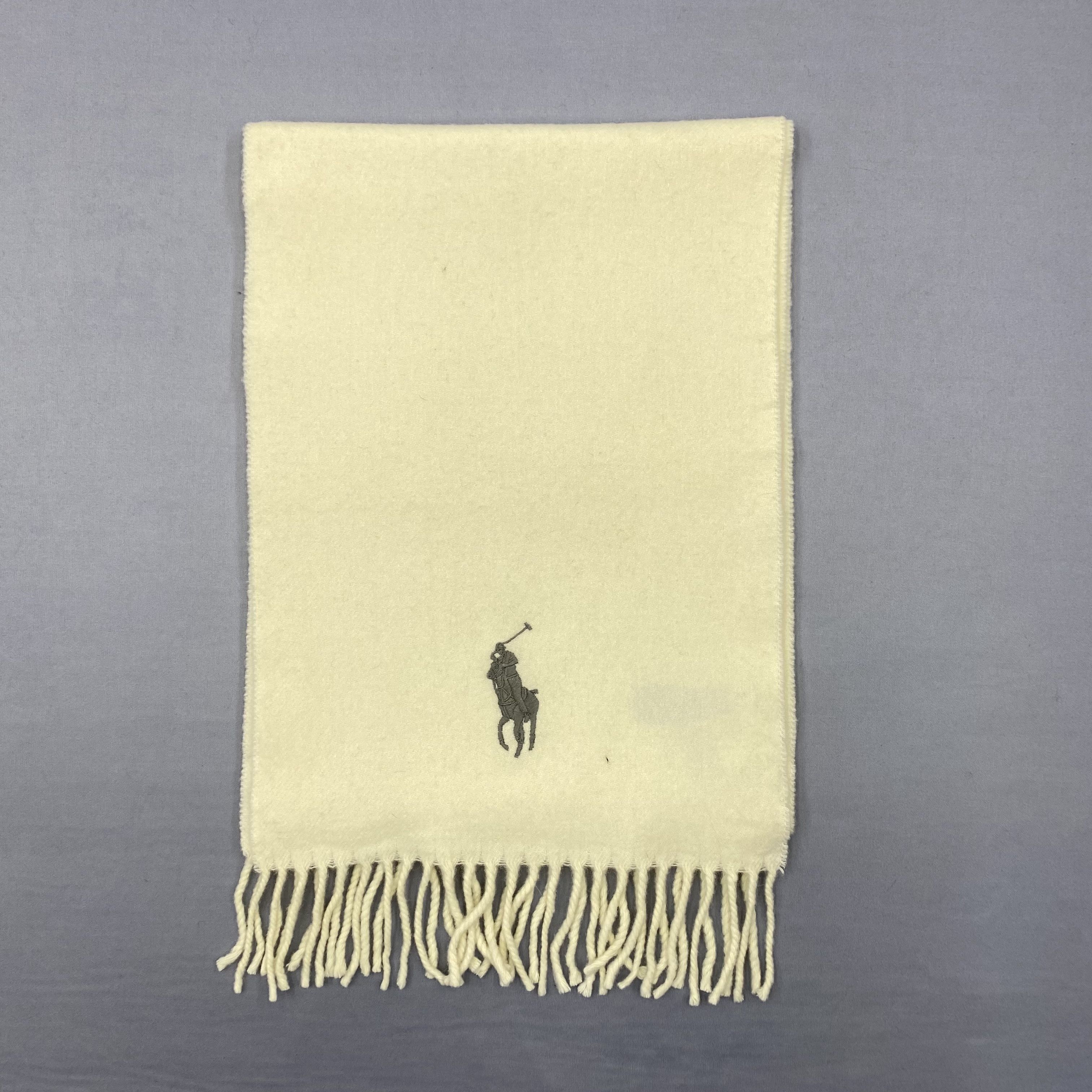 Polo Ralph Lauren Vintage Polo Ralph Lauren Scarf Muffler Wool Scarves Size ONE SIZE - 2 Thumbnail