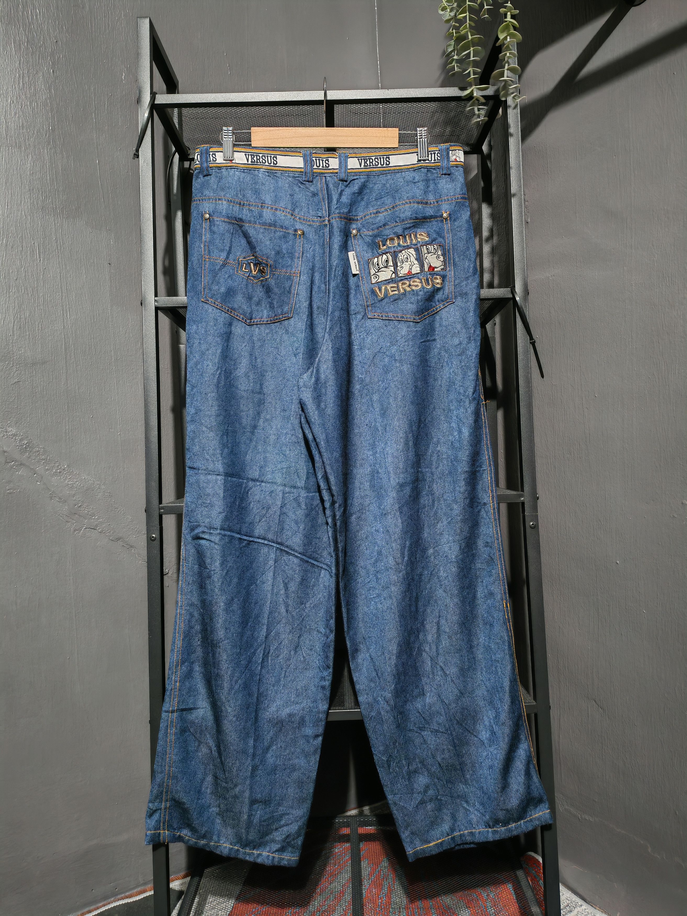 Other Y2K LOUIS VERSUS denim baggy pants Size US 32 / EU 48 - 1 Thumbnail