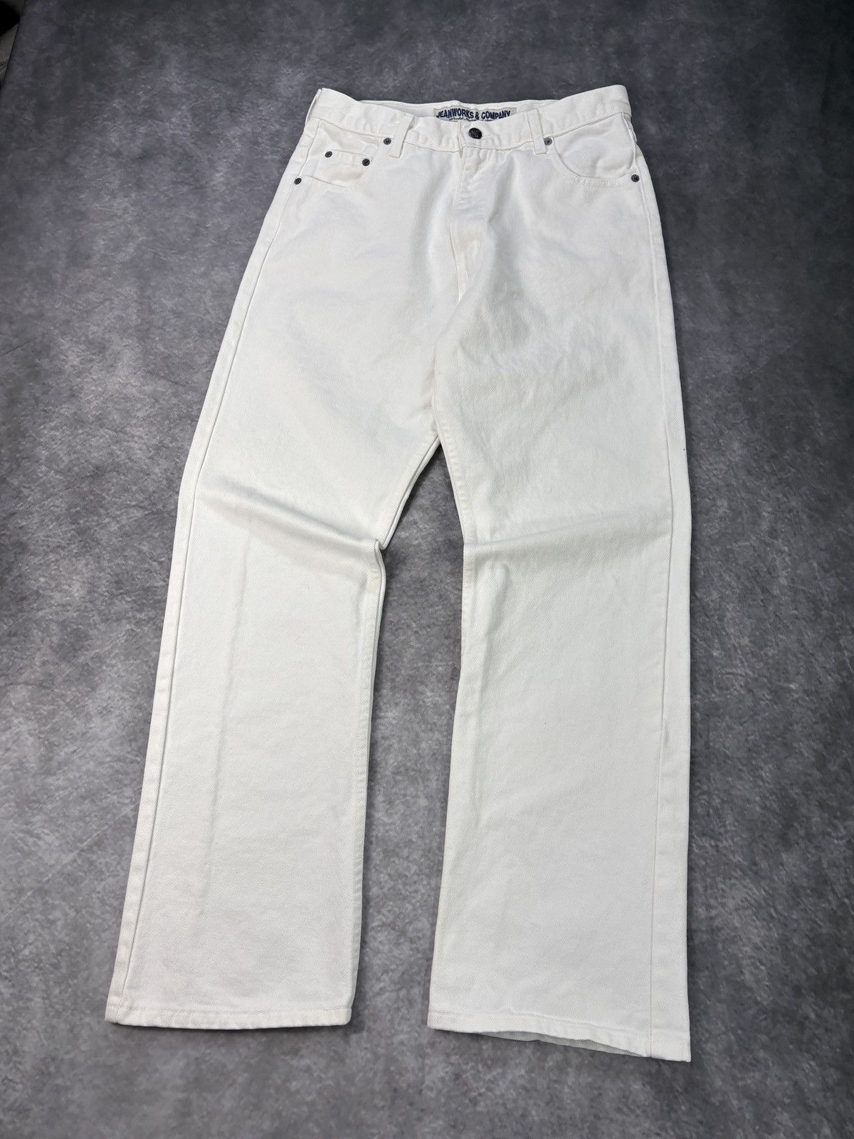 Carhartt × Vintage 1990s Work Denim 90s Vintage JEANWORKS Heavy Painter Jeans Size US 30 / EU 46 - 5 Thumbnail