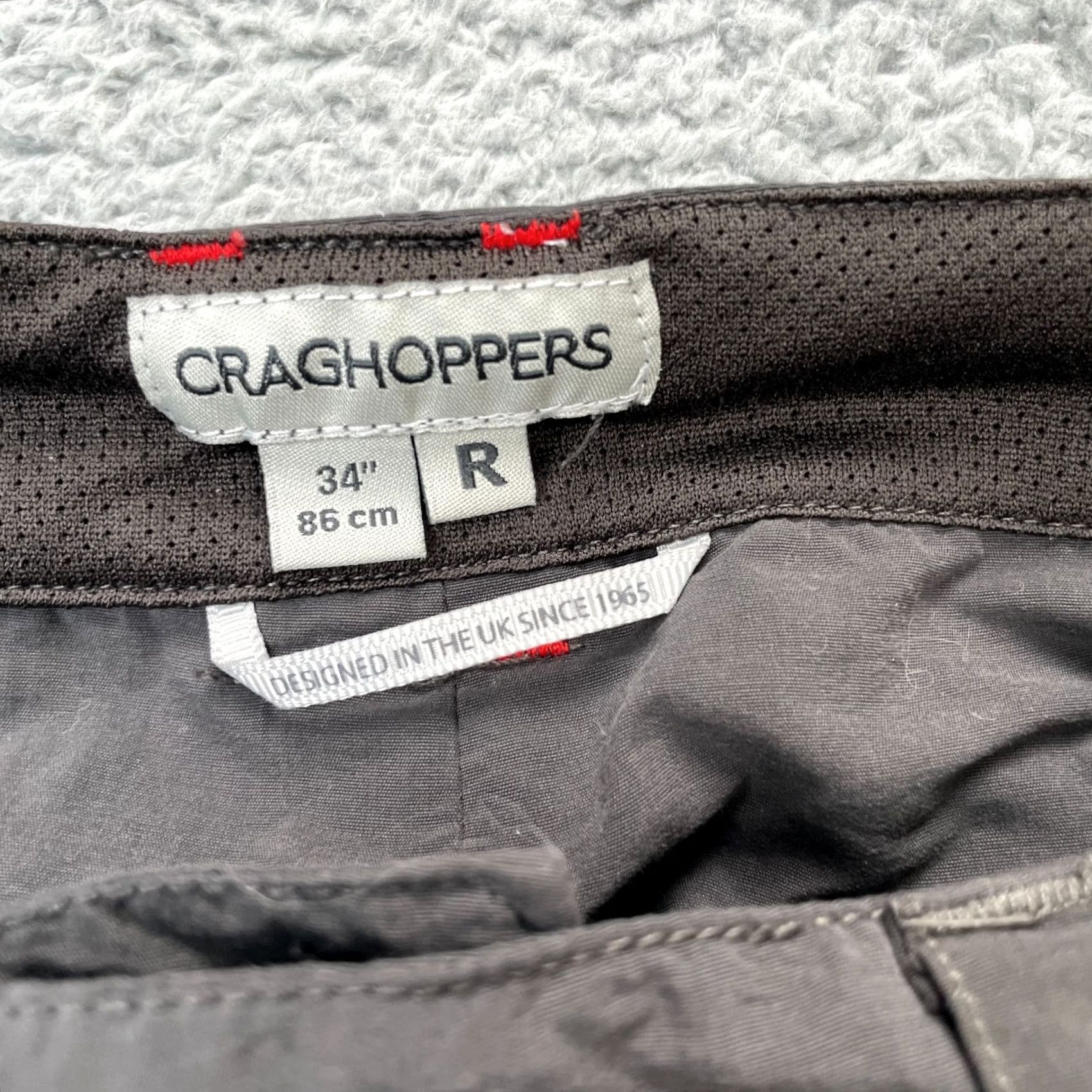 Vintage Craghoppers Pants Mens 34 Gray Convertible Cargo Utility Logo Outdoor Hiking MTB Pants Size US 34 / EU 50 - 3 Thumbnail