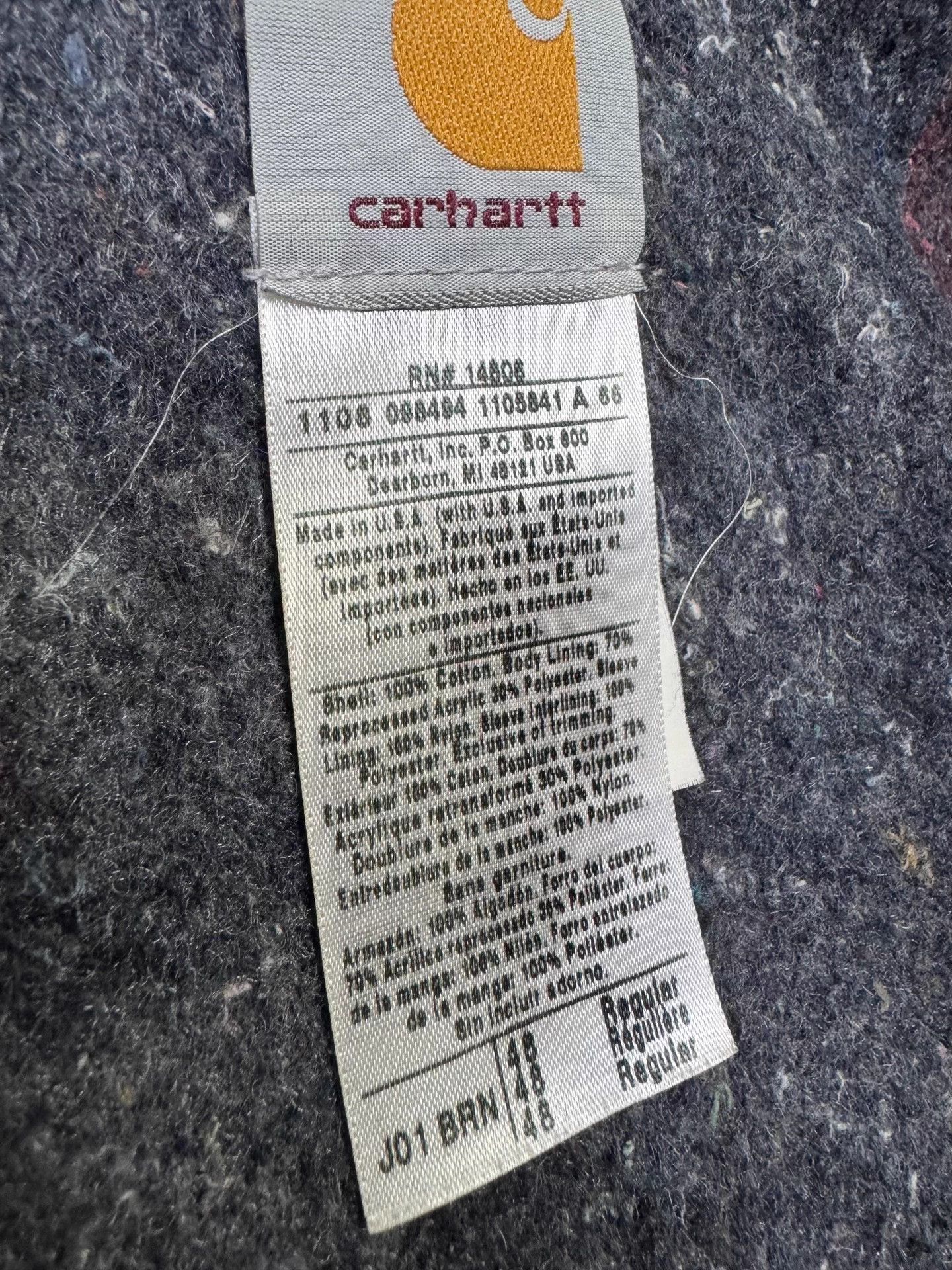 Carhartt Vintage Carhartt J01 Brown XL 06 USA Size US XL / EU 56 / 4 - 9 Thumbnail