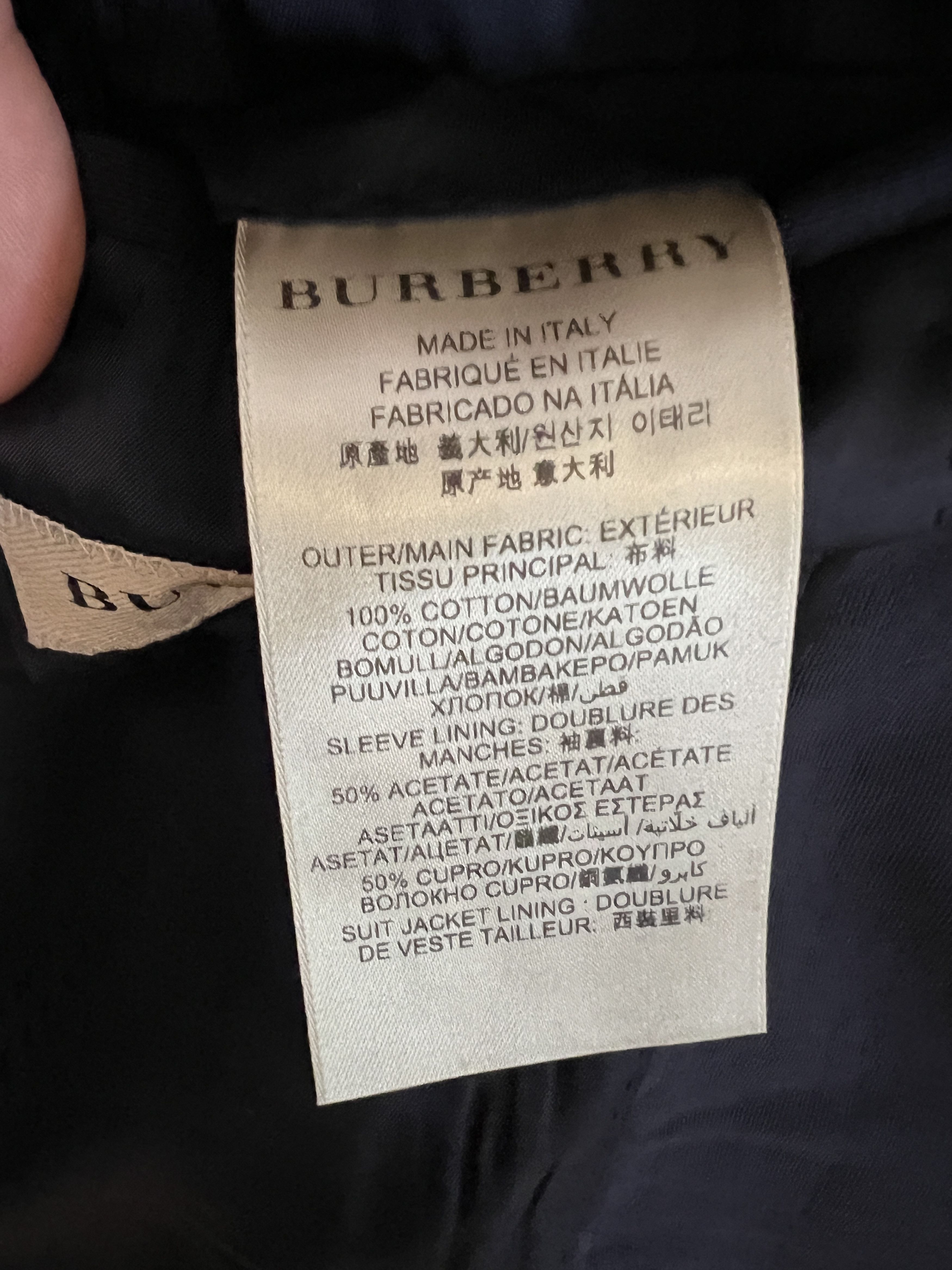 Burberry Burberry suit, new Size 52R - 2 Thumbnail