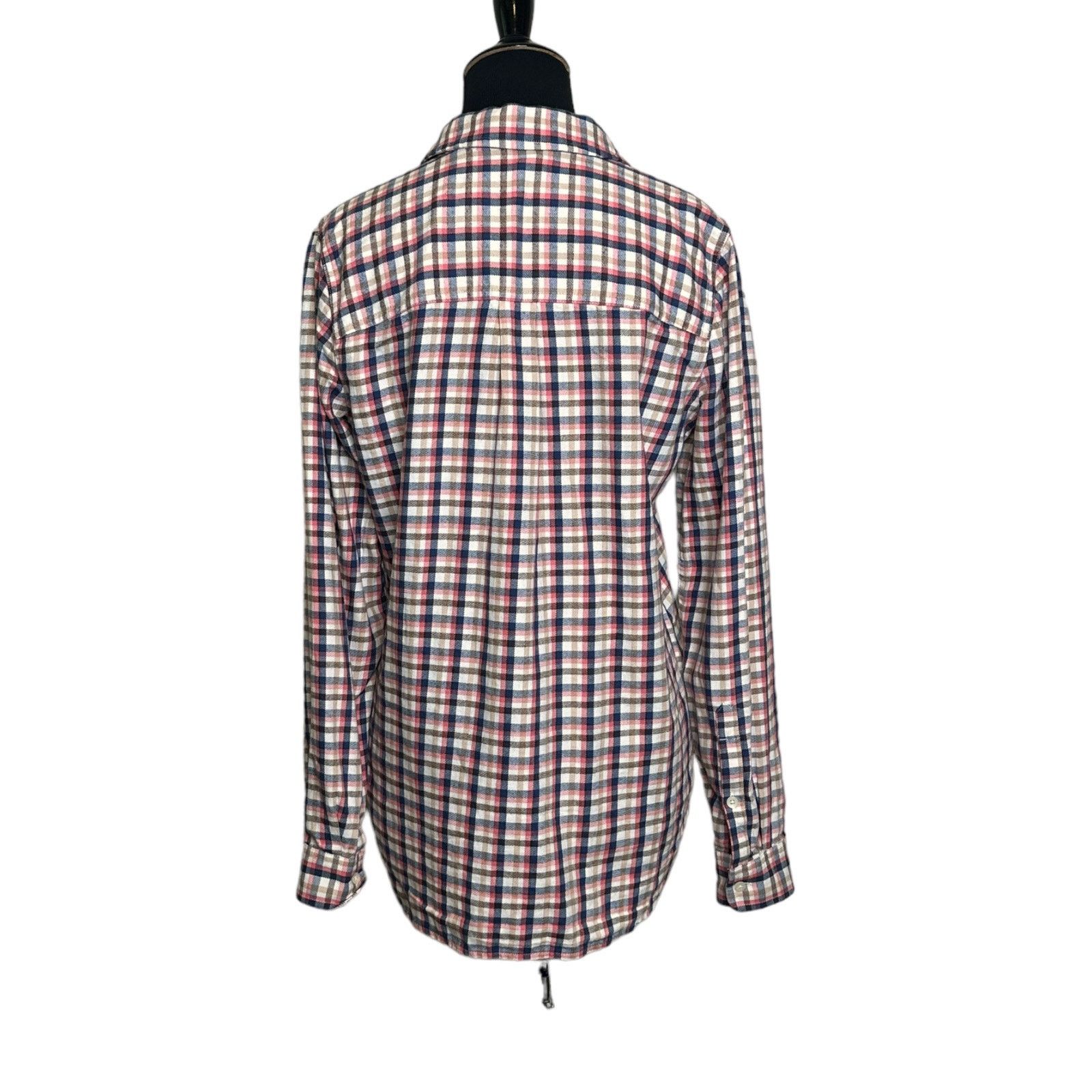 Madewell Madewell plaid long sleeves boyfriend shirt size Small Size S / US 4 / IT 40 - 9 Thumbnail