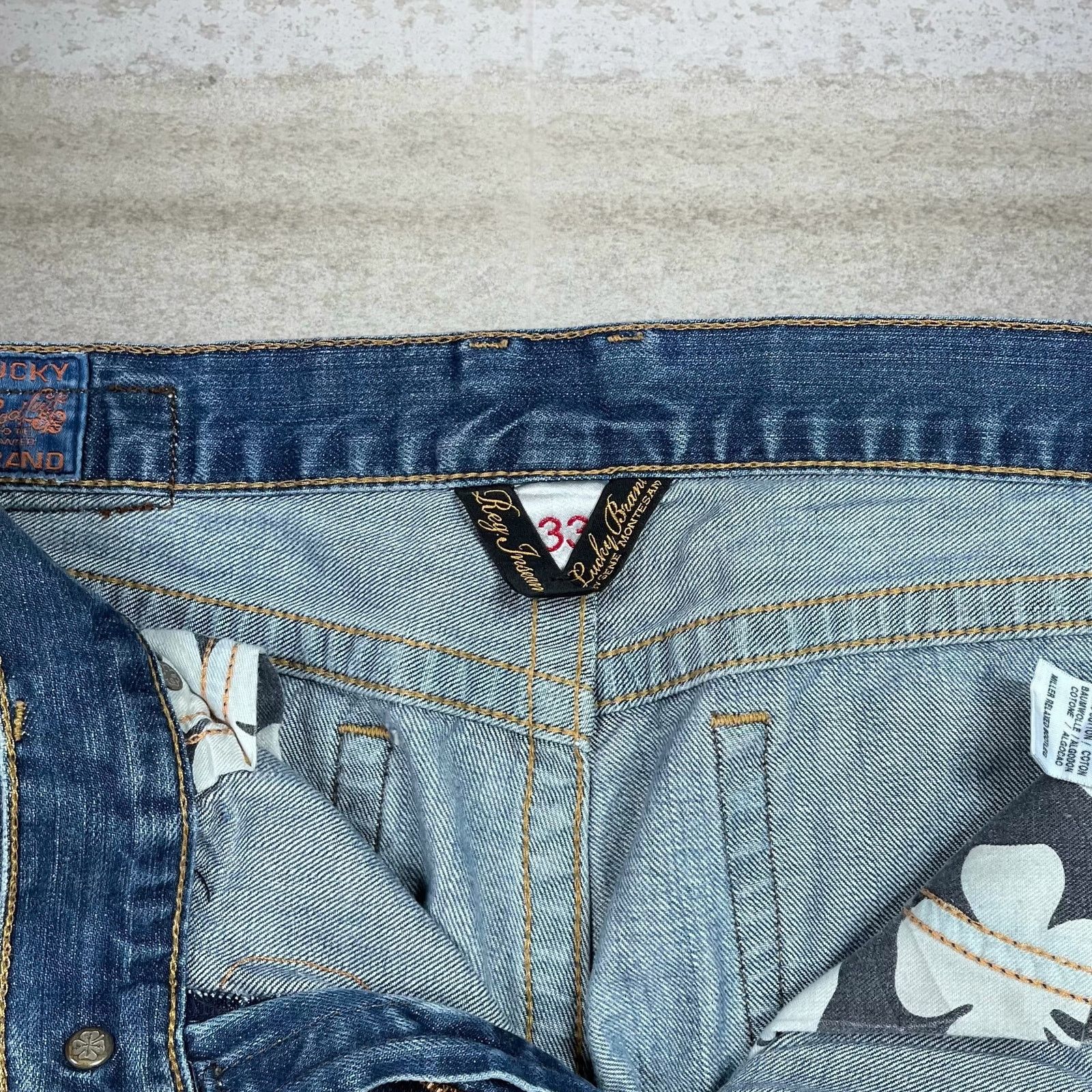 Lucky Brand Vintage Y2K Lucky Brand Jeans 33x32 Bootcut Medium Wash Size US 33 - 4 Thumbnail