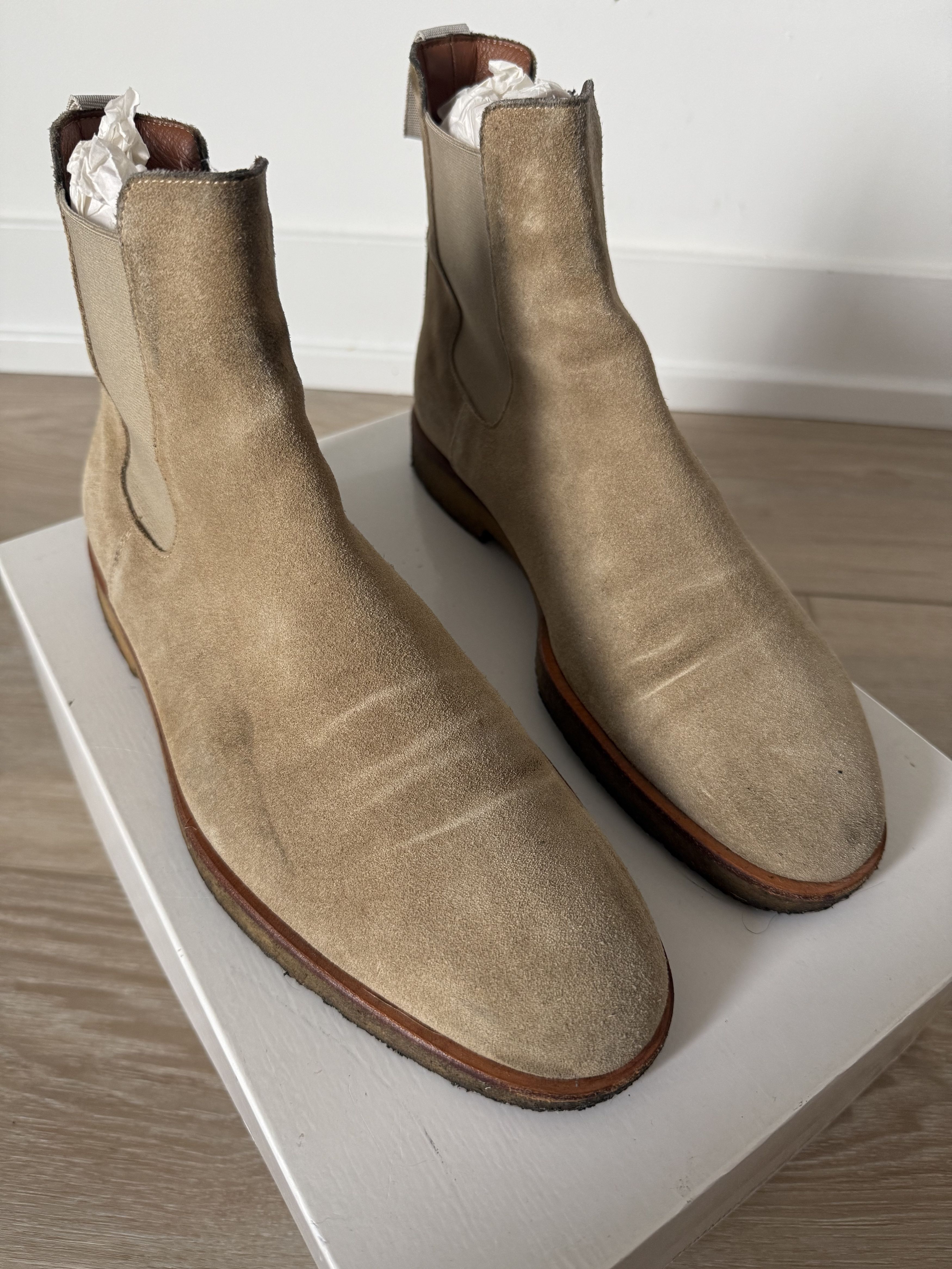 Common Projects Common Projects Chelsea in Khaki Size US 8 / EU 41 - 5 Thumbnail