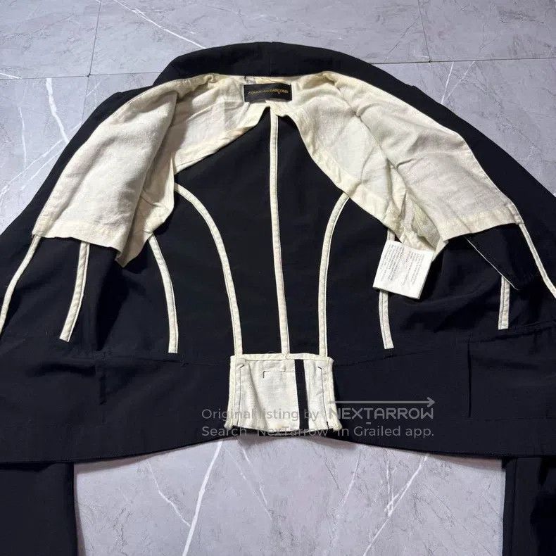 Comme des Garcons Comme Des Garcons size F Black Retro Design Short Top Size S / US 4 / IT 40 - 4 Thumbnail