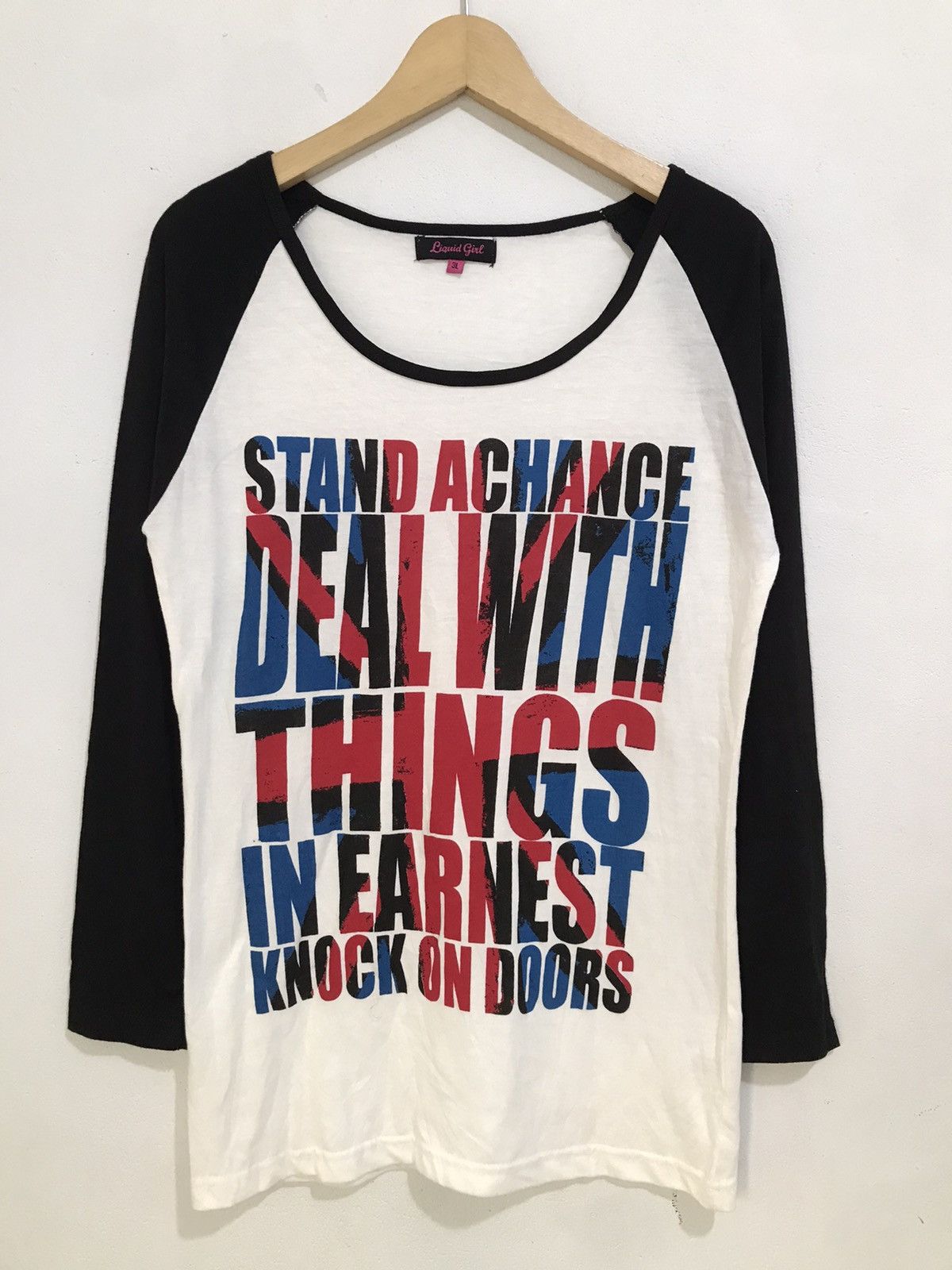 Hysteric Glamour Poem Stand Achange Deal With things longsleeve Size L / US 10 / IT 46 - 1 Thumbnail